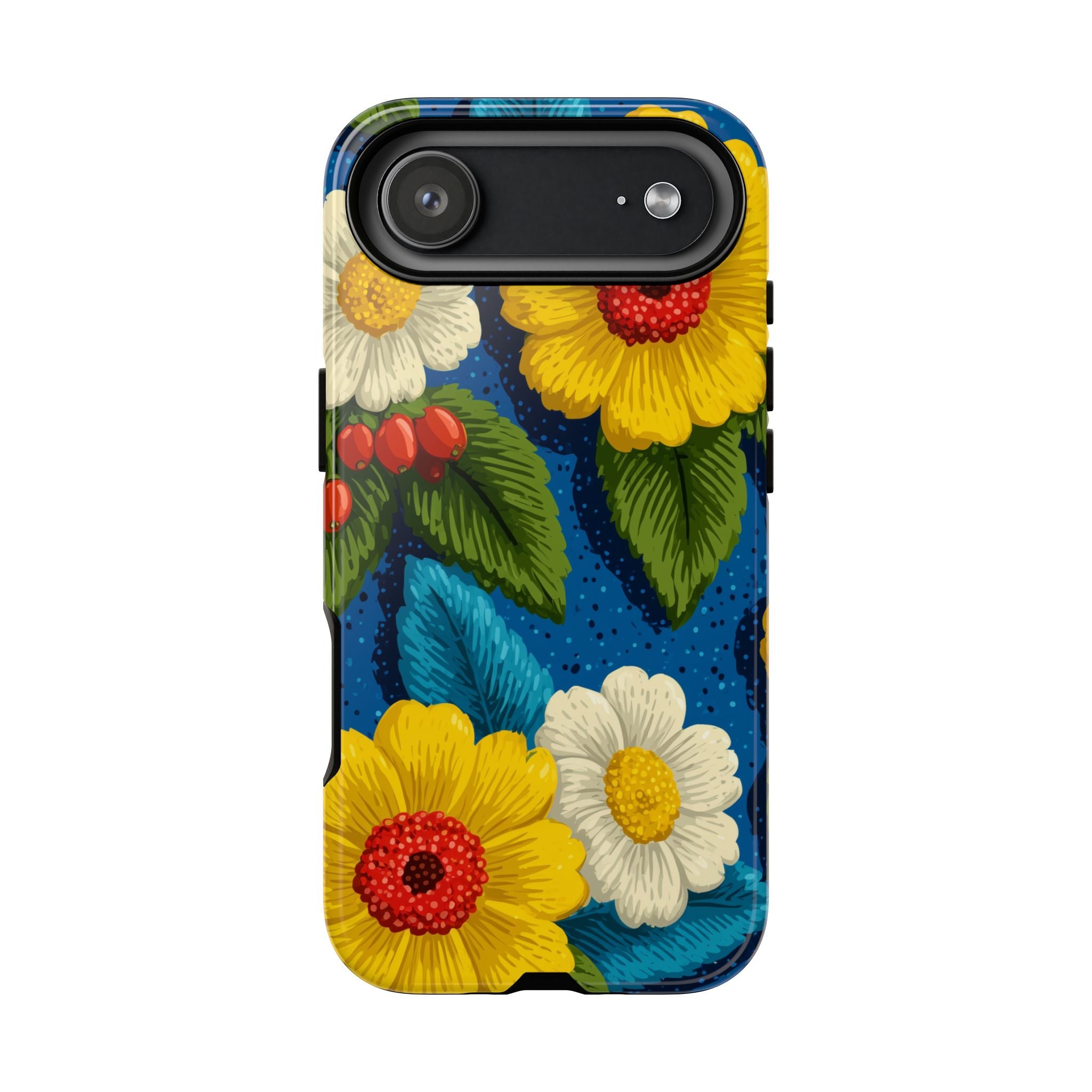 Summer Tough Cases: Floral Fine Art Phone Case, Fun Beach Vibe Phone Accessory, Summer Travel Gift, Colorful Phone Cover, Casual Style Tech