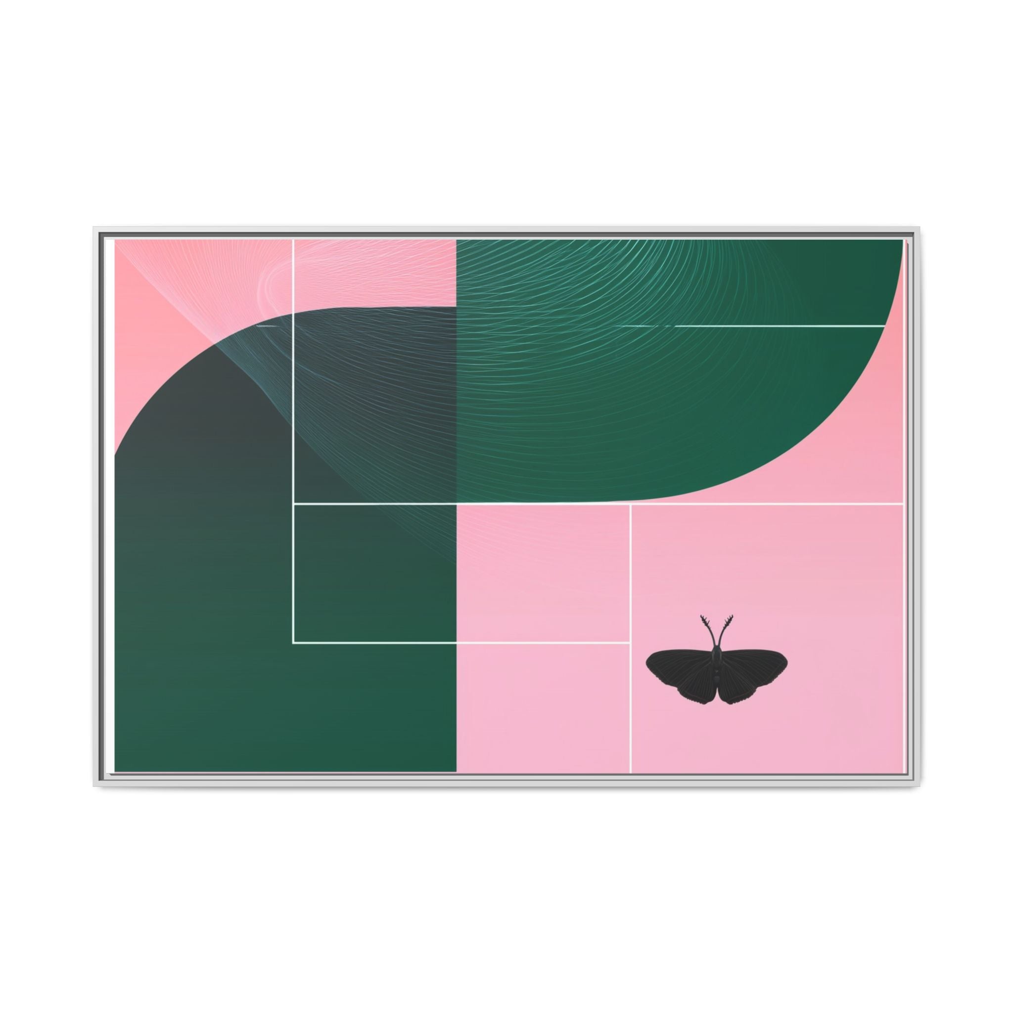 Metamorphosis in Geometric Harmony: Nature's Transformation, Abstract Design Exploration   |    Custom Orders Available