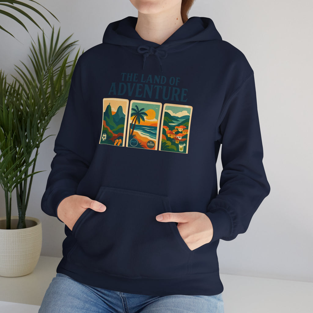 Unisex Heavy Blend™ Hooded Sweatshirt - Brazil Graphic Sweatshirt, Brazil, Brazillian, Rio De Janeiro