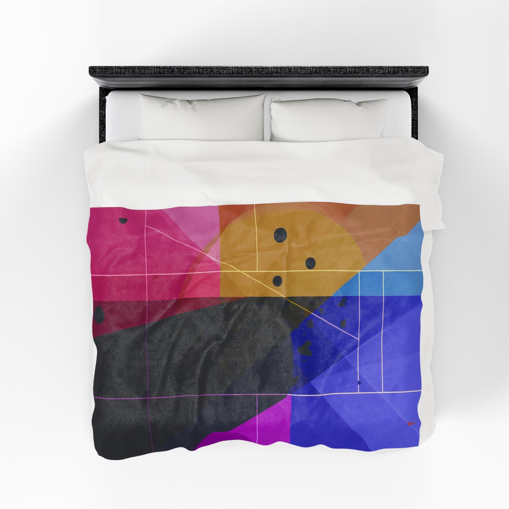 Geometric Harmonic: Abstract Architectural Composition, Vibrant Color Grid Exploration   |    Custom Orders Available