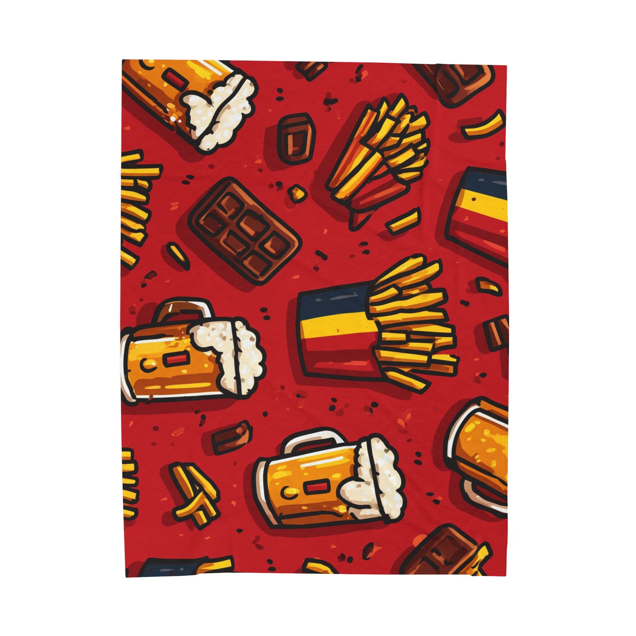 Belgian Delights: Culinary Icons Collage, Pop Art Celebration   |   Custom Orders Accepted