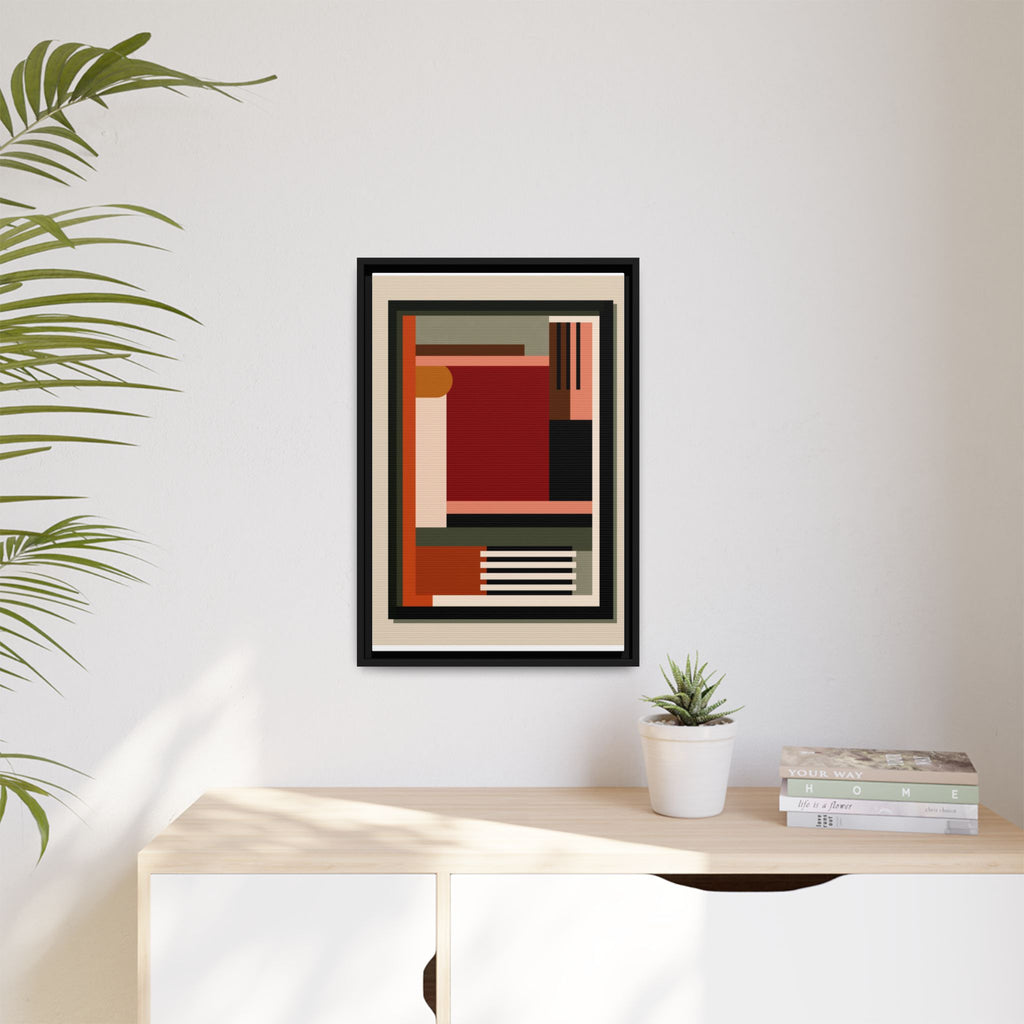 Architectural Geometries: Modern Abstract Composition, Bauhaus-Inspired Design, Geometric Color Blocking   |   Custom Orders Accepted