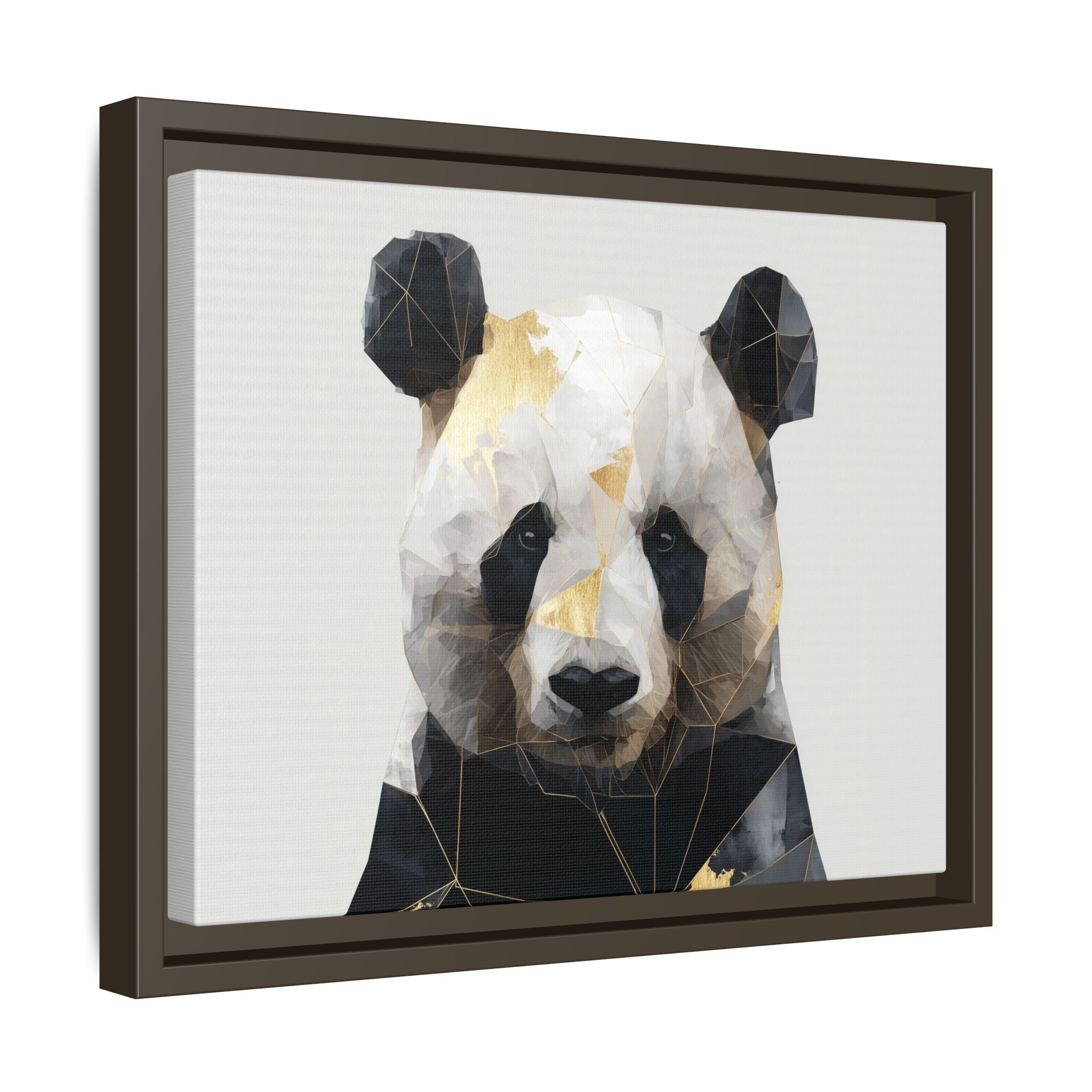 Fractal Panda: Geometric Digital Art, Low Poly Wildlife Portrait   |  Personalized & Custom Orders Available
