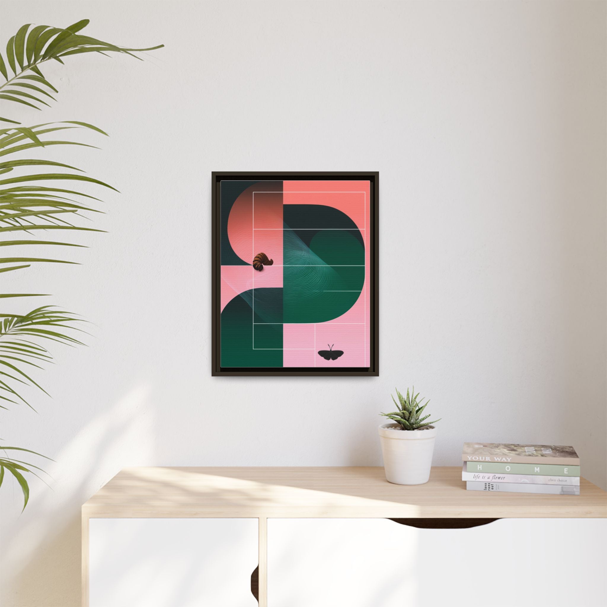 Metamorphosis in Geometric Harmony: Nature's Transformation, Abstract Design Exploration   |    Custom Orders Available