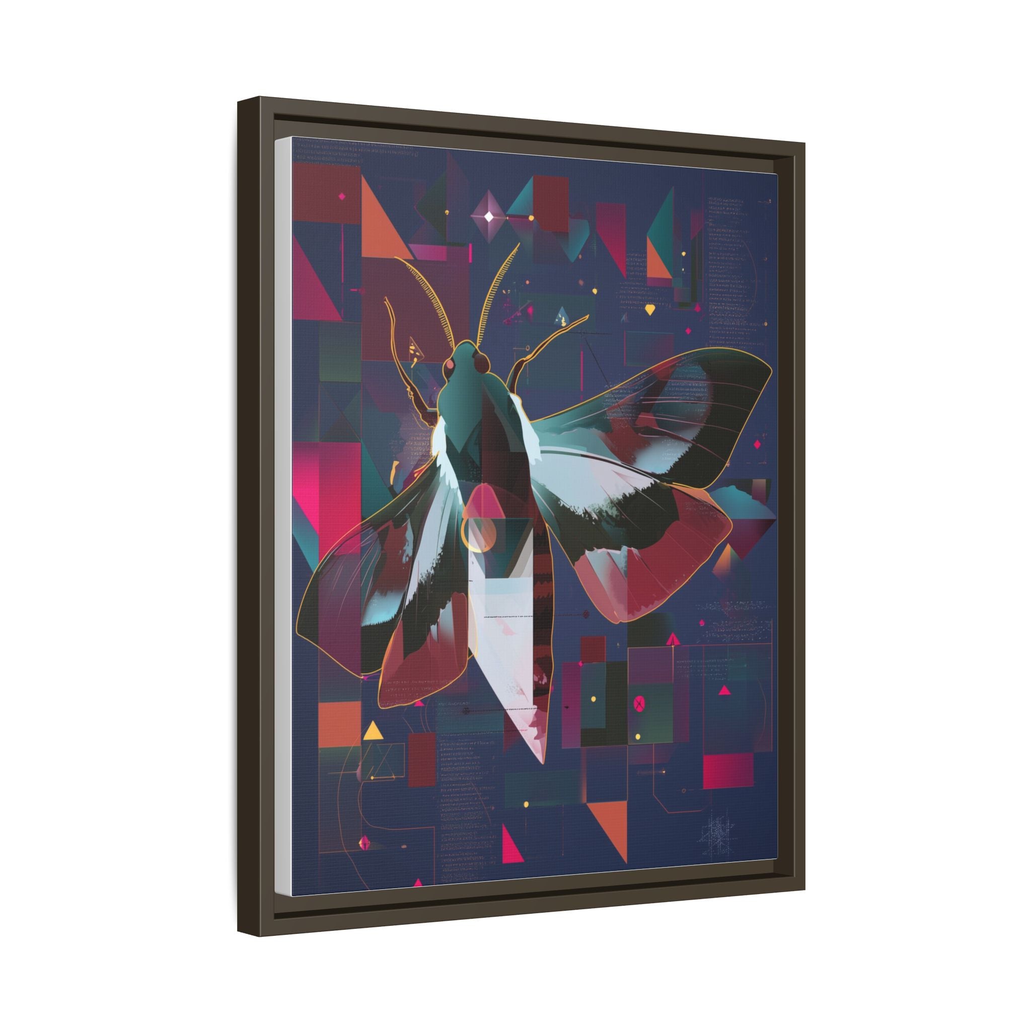 Digital Metamorphosis: Geometric Butterfly, Technological Nature   |    Custom Orders Available