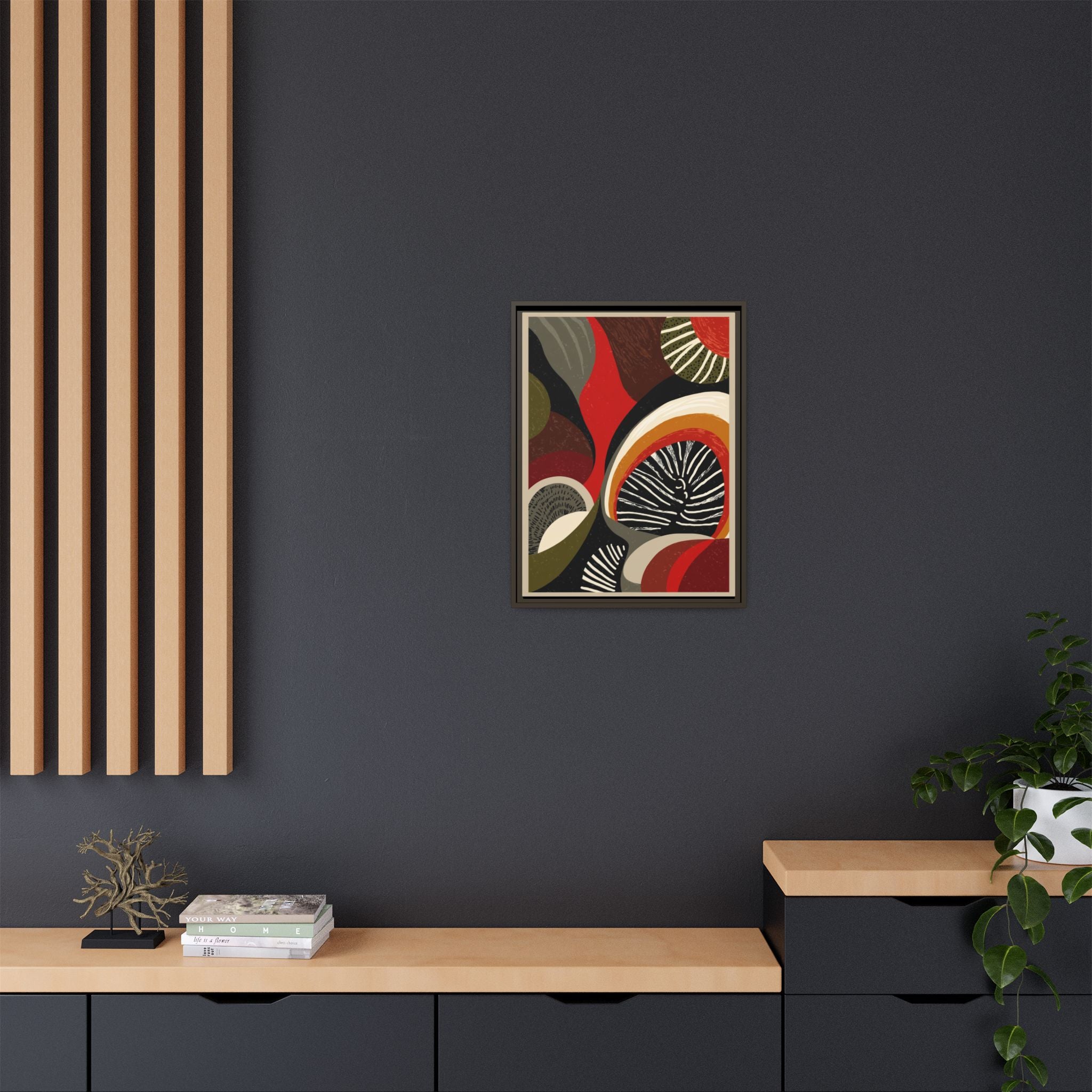 Geometric Rhythm: Abstract Composition, Mid-Century Modern Art, Radial Design Inspiration   |   Custom Orders Accepted