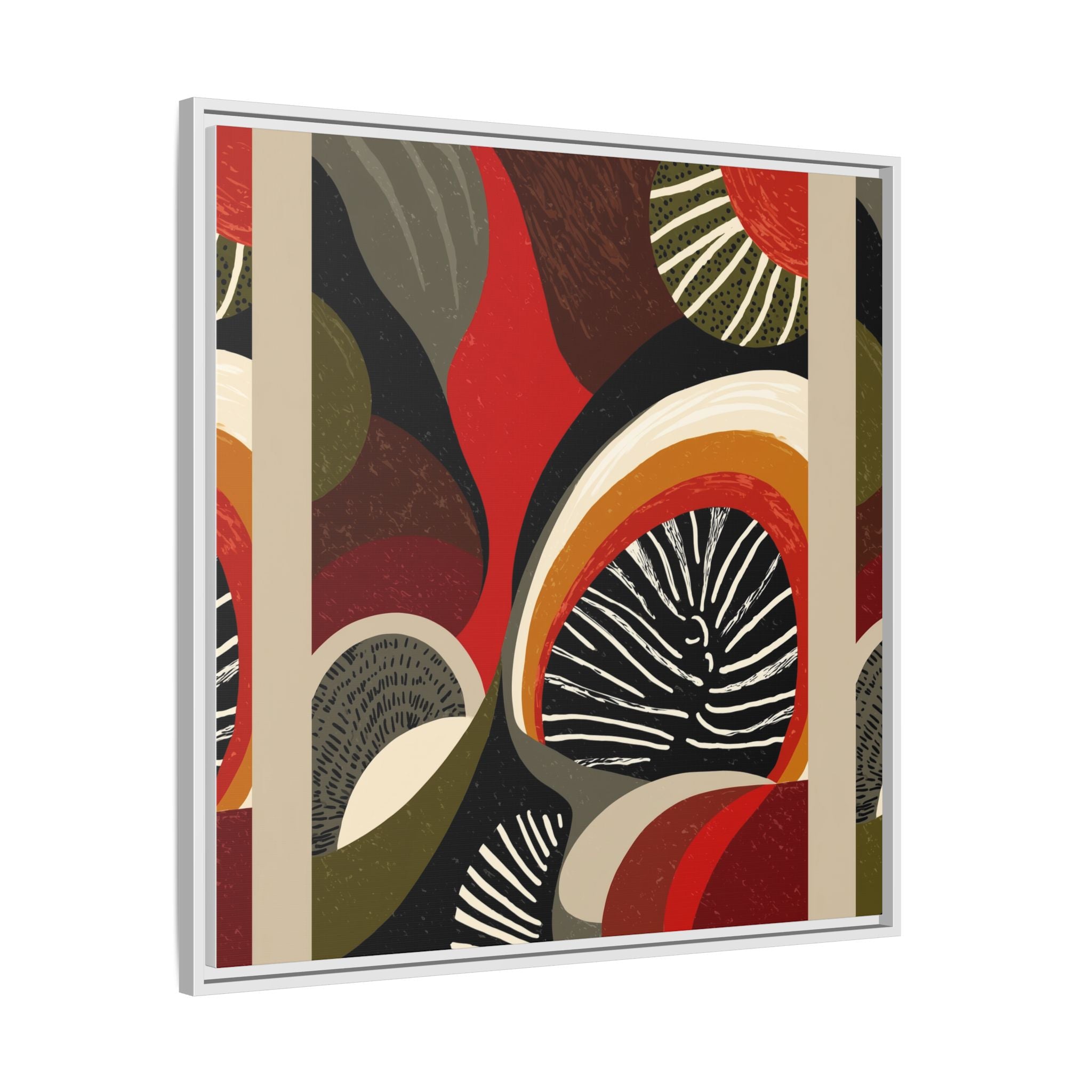 Geometric Rhythm: Abstract Composition, Mid-Century Modern Art, Radial Design Inspiration   |   Custom Orders Accepted