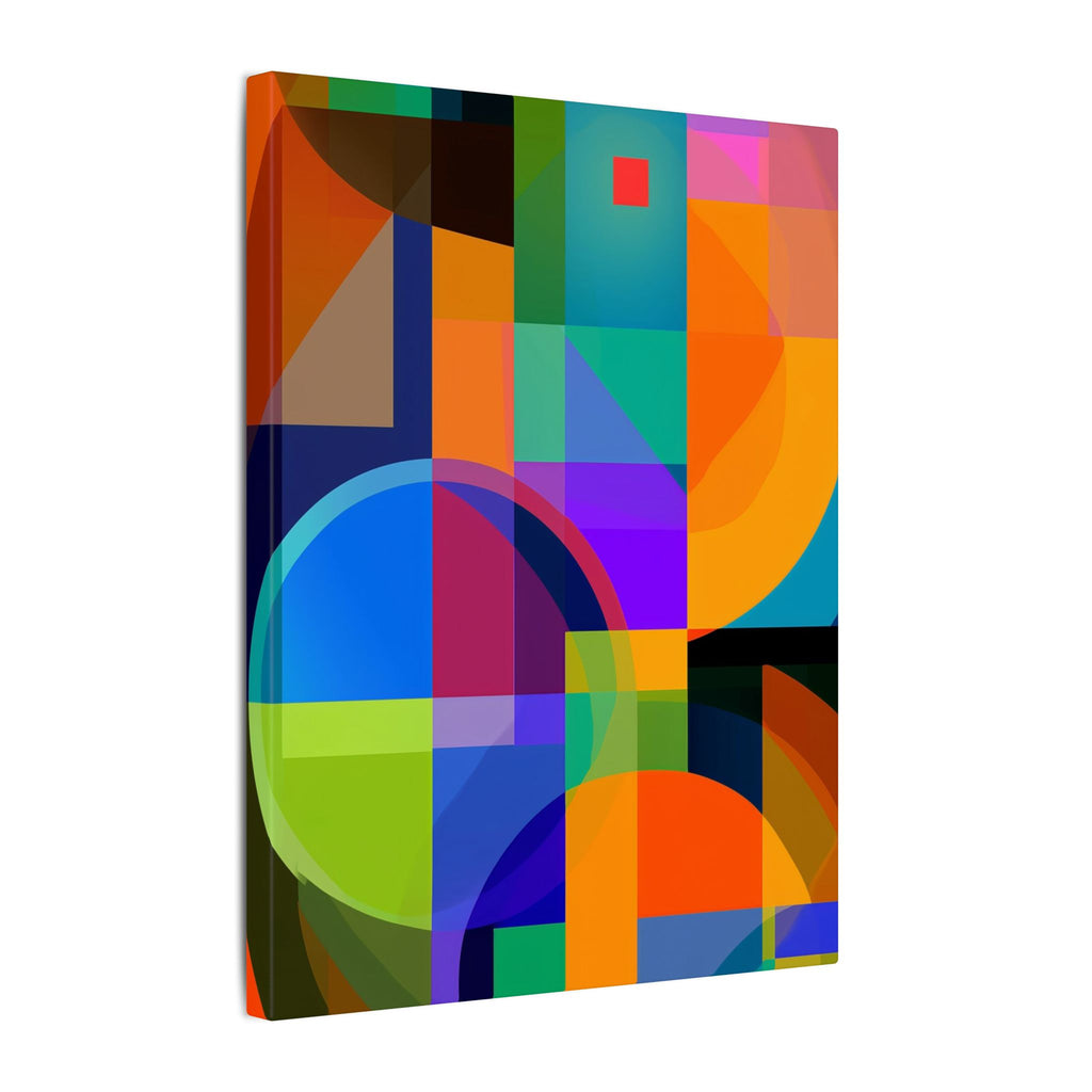 Geometric Intersections: Cubist Color Dynamics, Abstract Constructivist Design, Layered Chromatic Composition   |   Custom Orders Accepted