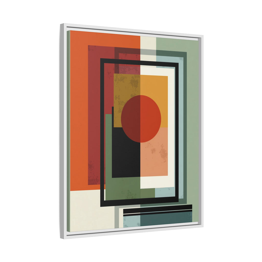 Geometric Harmonies: Mid-Century Modern Composition, Constructivist Inspiration, Abstract Rectangular Interplay   |   Custom Orders Accepted