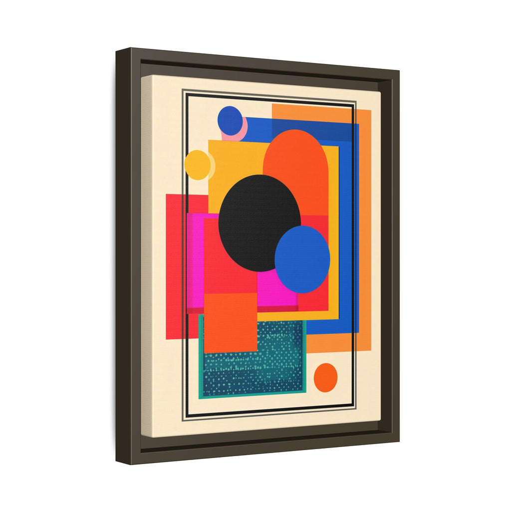 Geometric Harmony: Abstract Color Blocks, Mid-Century Modern Design, Minimalist Art Composition   |   Custom Orders Accepted