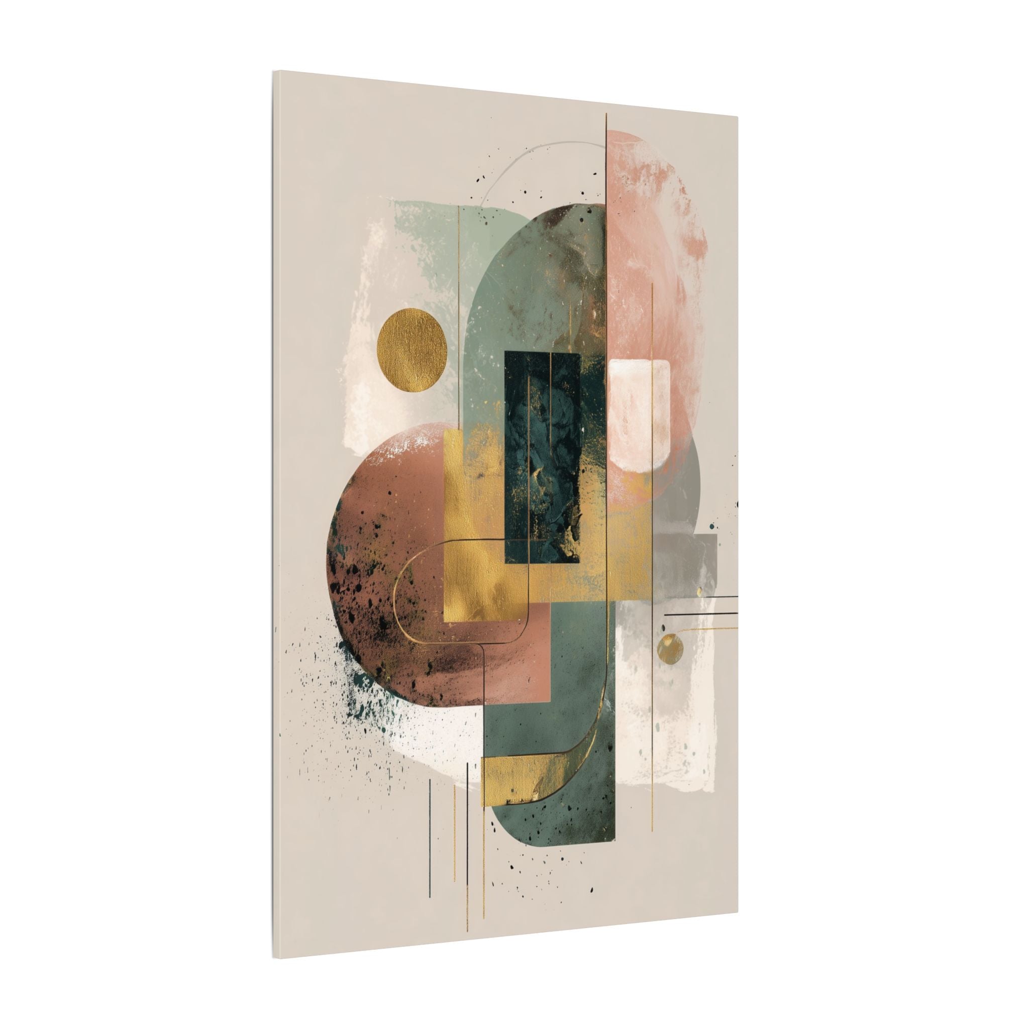 Geometric Harmony: Abstract Composition, Modernist Minimalism, Ethereal Design Layers   |   Custom Orders Accepted