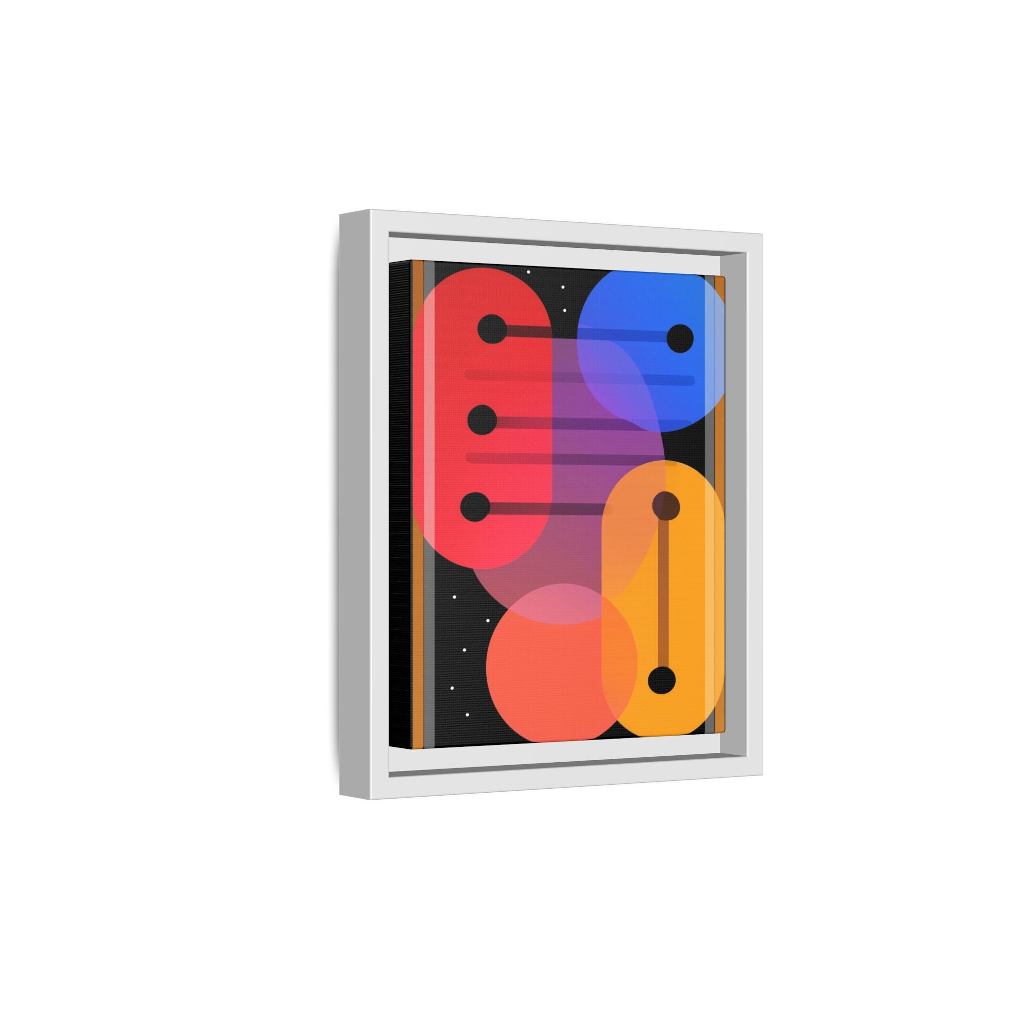 Celestial Geometry: Organic Shapes in Motion, Digital Abstract Composition, Vibrant Color Intersections   |   Custom Orders Accepted