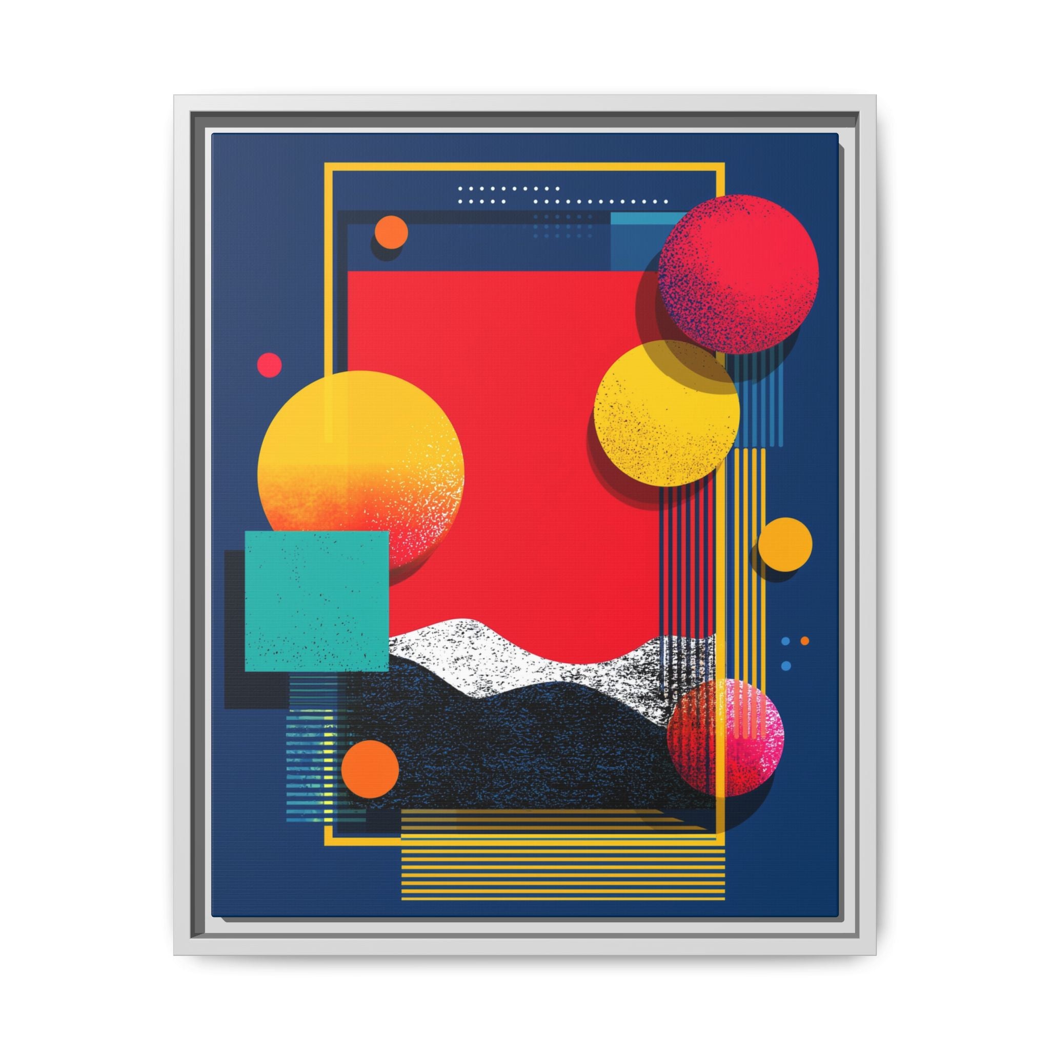 Geometric Horizons: Abstract Landscape Composition, Modernist Digital Art, Colorful Geometric Design   |   Custom Orders Accepted