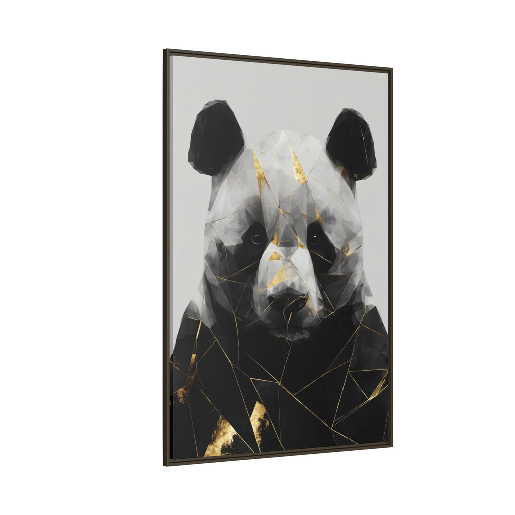 Fractured Panda: Geometric Wildlife Art, Low-Poly Contemporary Portrait   |  Personalized & Custom Orders Available