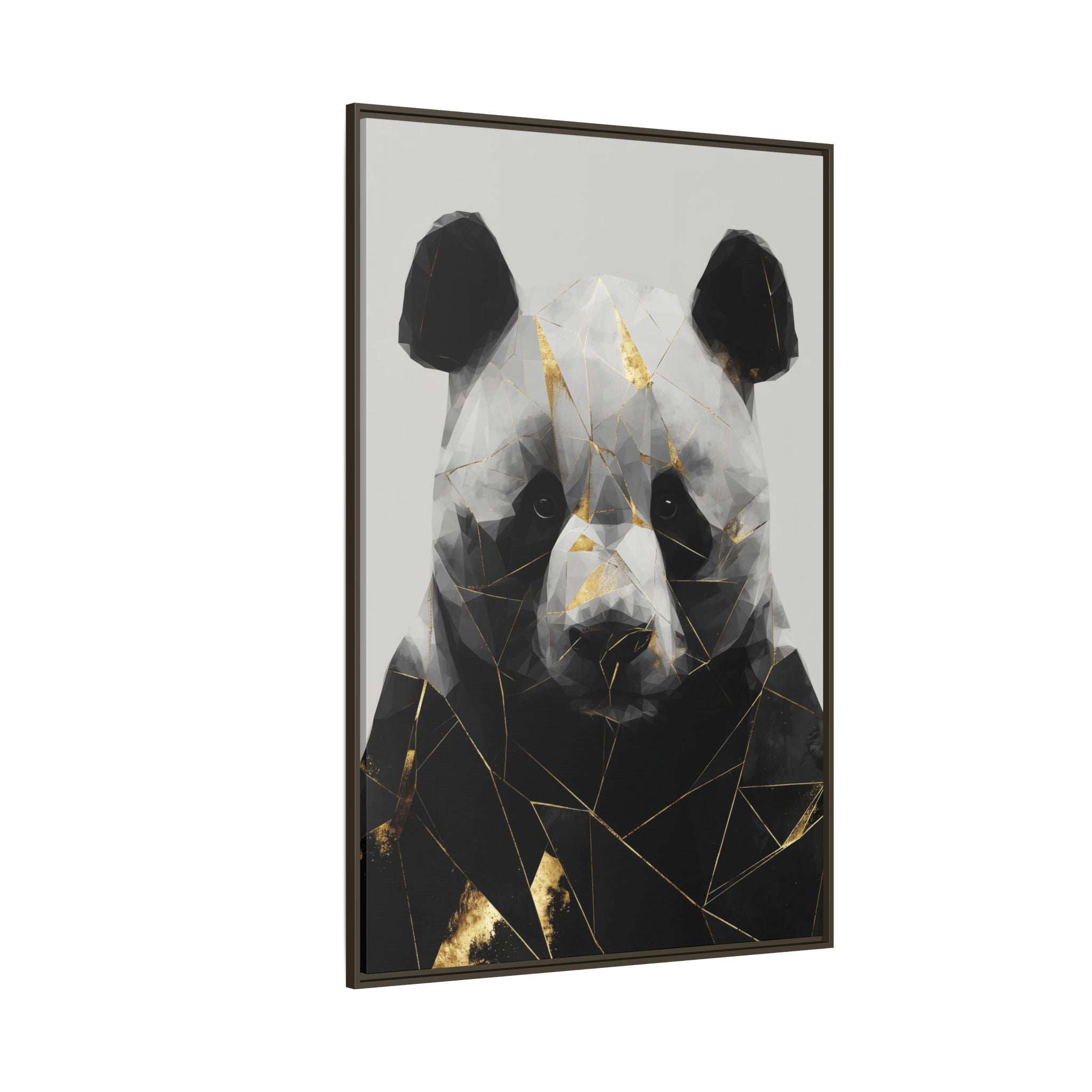 Fractured Panda: Geometric Wildlife Art, Low-Poly Contemporary Portrait   |  Personalized & Custom Orders Available