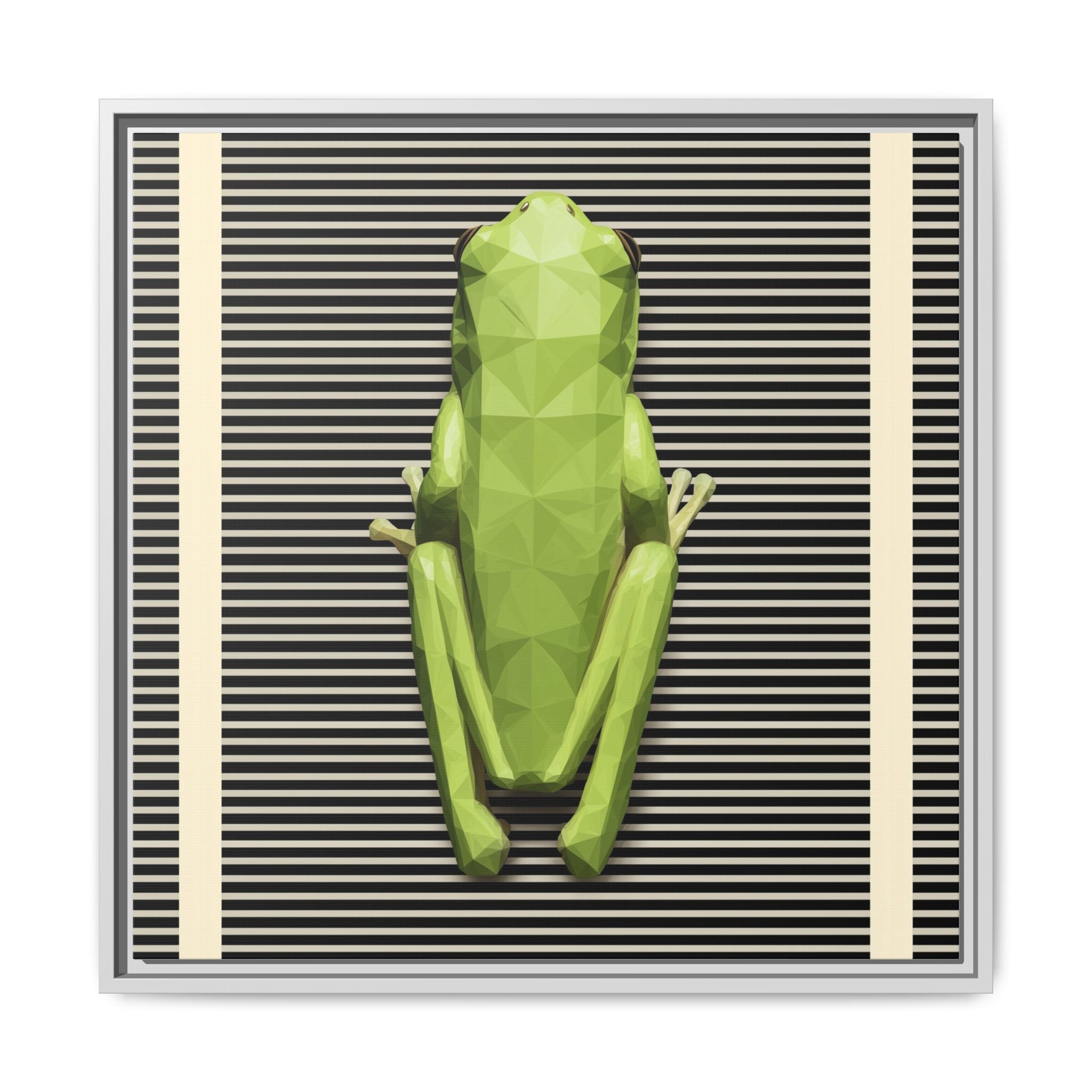 Geometric Amphibian: Low-Poly Frog Design, Digital Art Minimalism   |  Personalized & Custom Orders Available