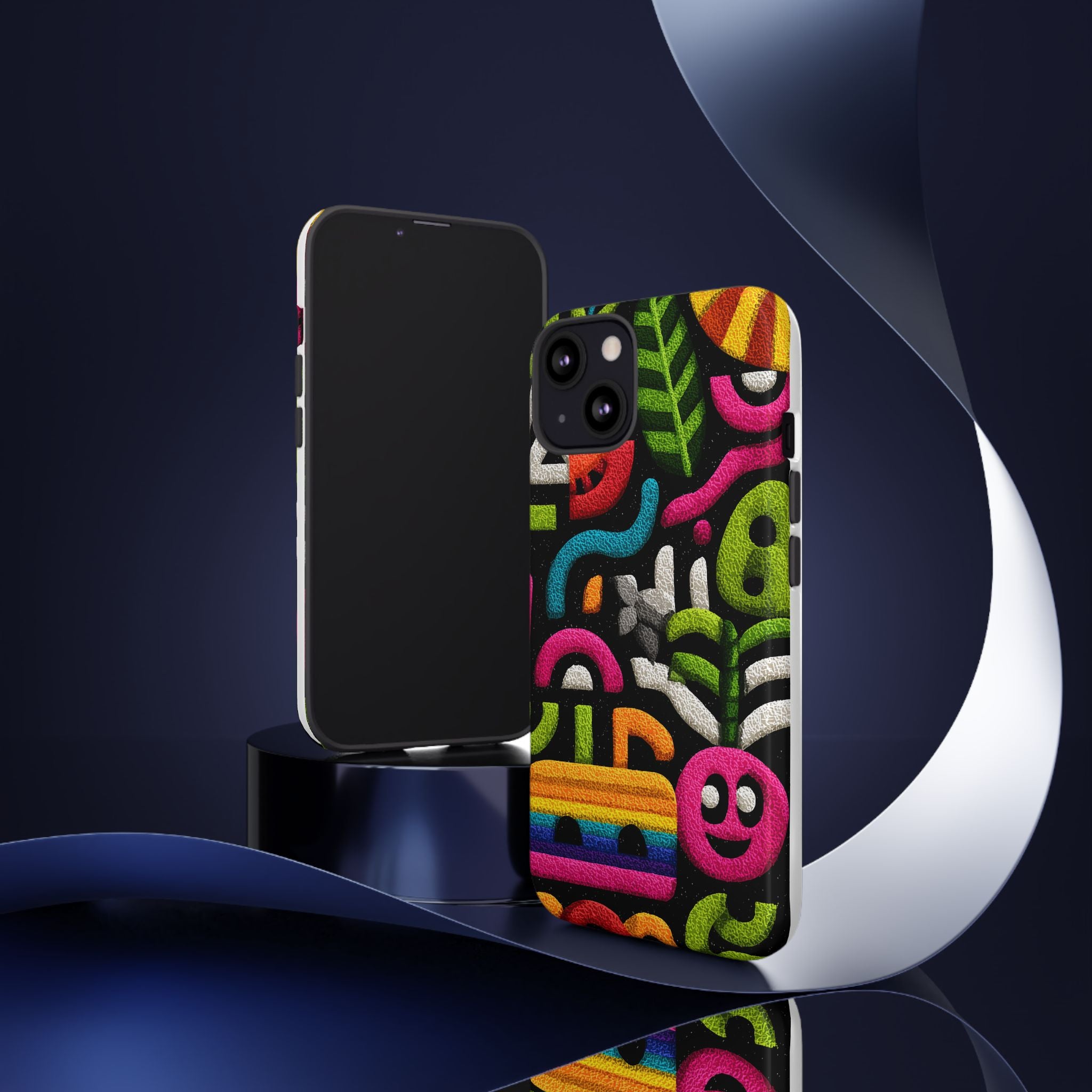 Vibrant Phone Case - Tough Cases | Funky, Colorful, Unique Design for Personalization, Gift, Accessory, Protection, Trendy Style
