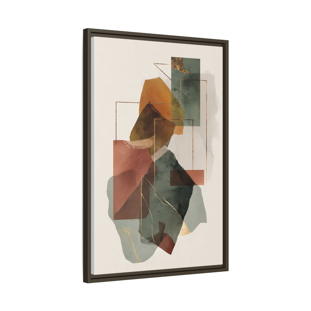 Harmonic Geometries: Architectural Abstraction, Earthy Palette, Minimalist Composition   |   Custom Orders Accepted