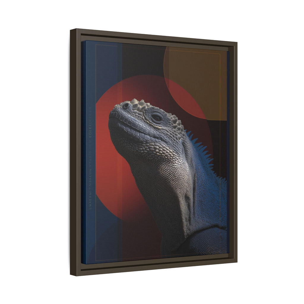 Scales of Antiquity: Prehistoric Reptilian Portrait, Abstract Geometric Composition   |    Custom Orders Available