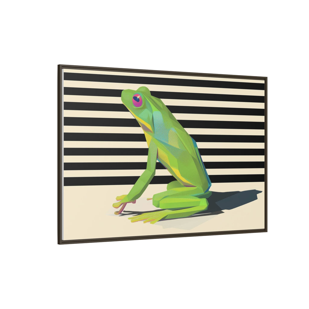 Geometric Amphibian: Stylized Frog Design, Modern Minimalist Art Print   |    Custom Orders Available