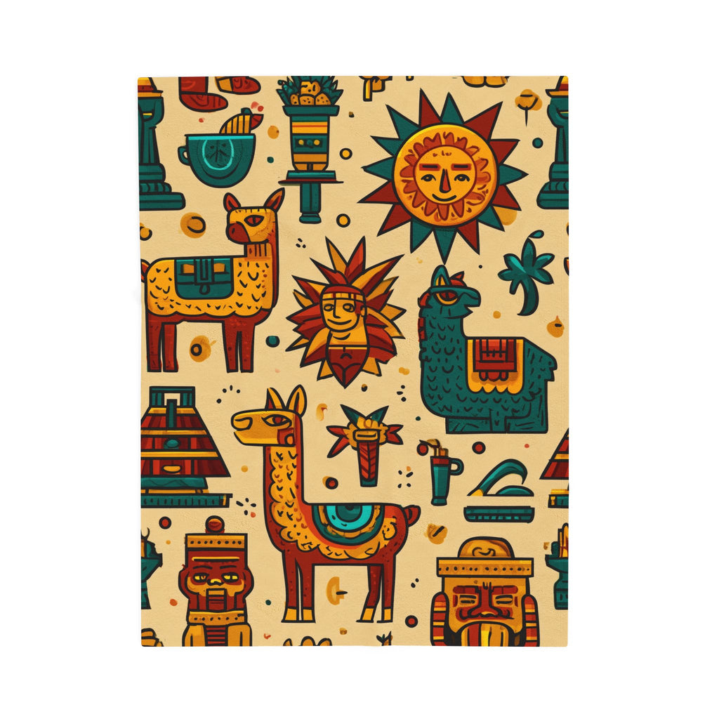 Andean Rhythms: Folkloric Llama Pattern, Peruvian Cultural Illustration   |   Custom Orders Accepted