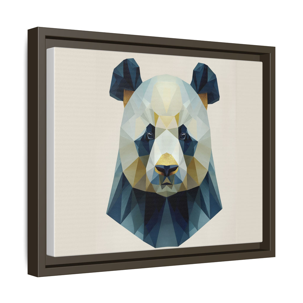 Geometric Panda Prism: Low-Poly Digital Wildlife Art, Minimalist Triangular Design   |  Personalized & Custom Orders Available