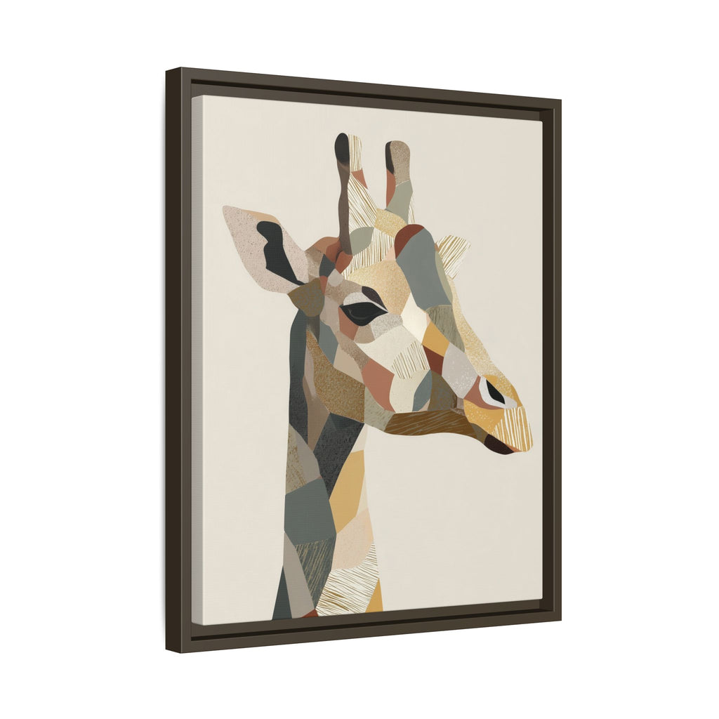 Geometric Giraffe: Cubist Wildlife Abstraction, Polygon Animal Portrait   |  Personalized & Custom Orders Available