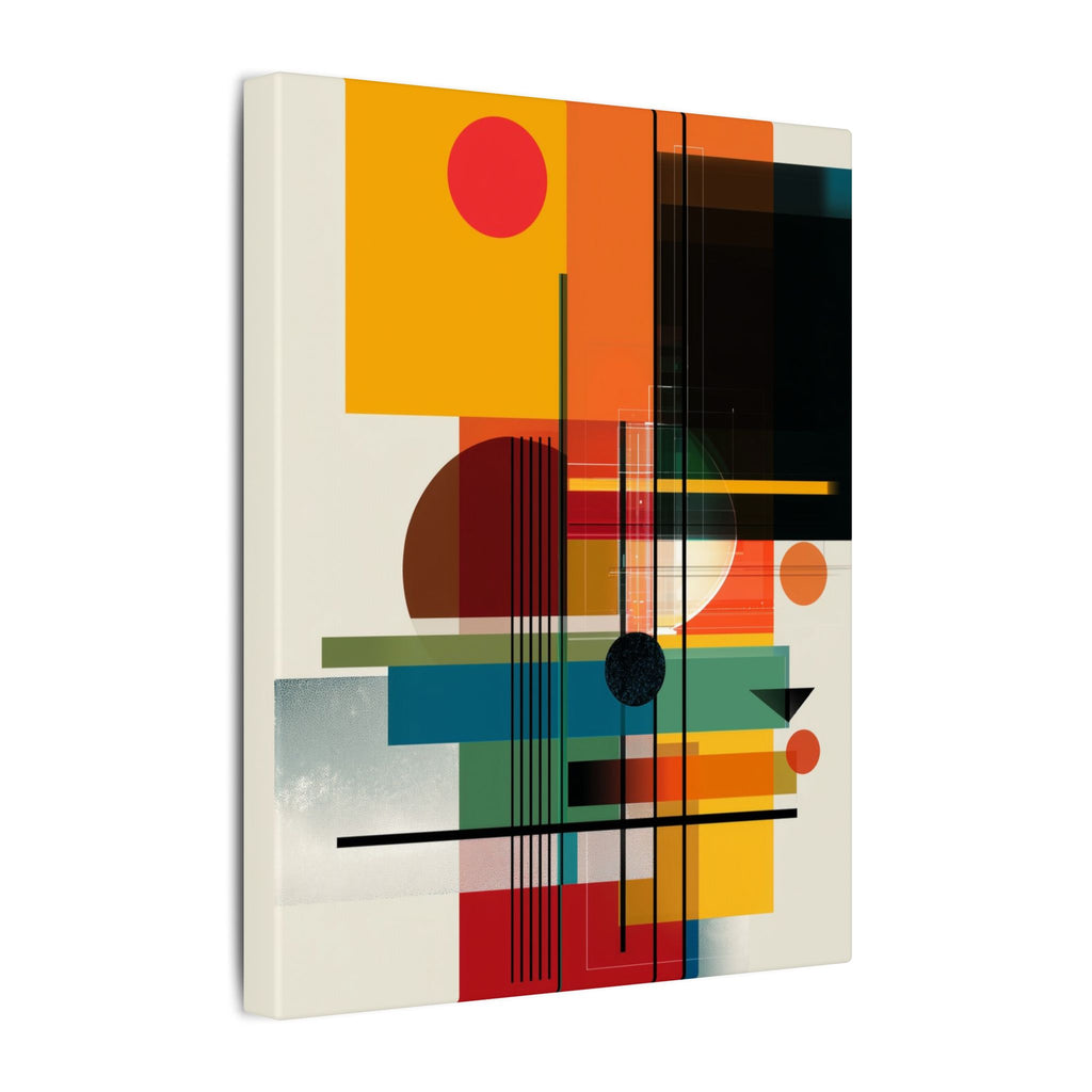 Geometric Harmony: Bauhaus Intersections, Constructivist Layers, Abstract Color Blocks   |   Custom Orders Accepted