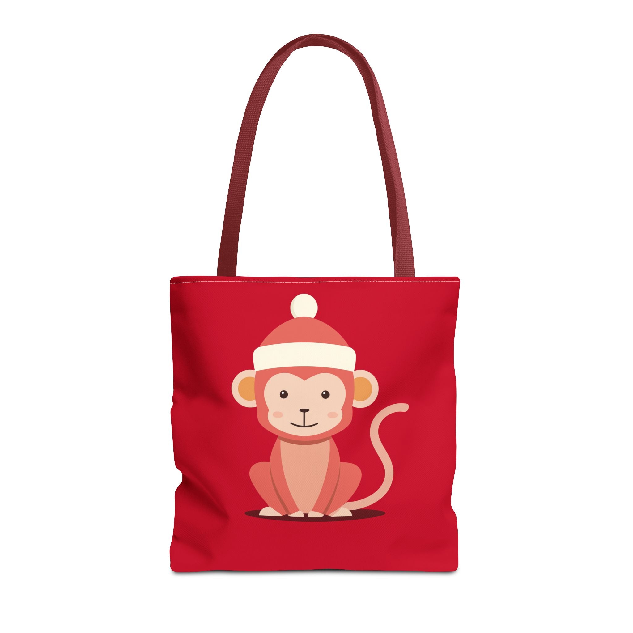 Cute Monkey Tote Bag for Kids, Christmas Gift, Reusable Shopping Bag, Fun Animal Design, Cute Holiday Accessory