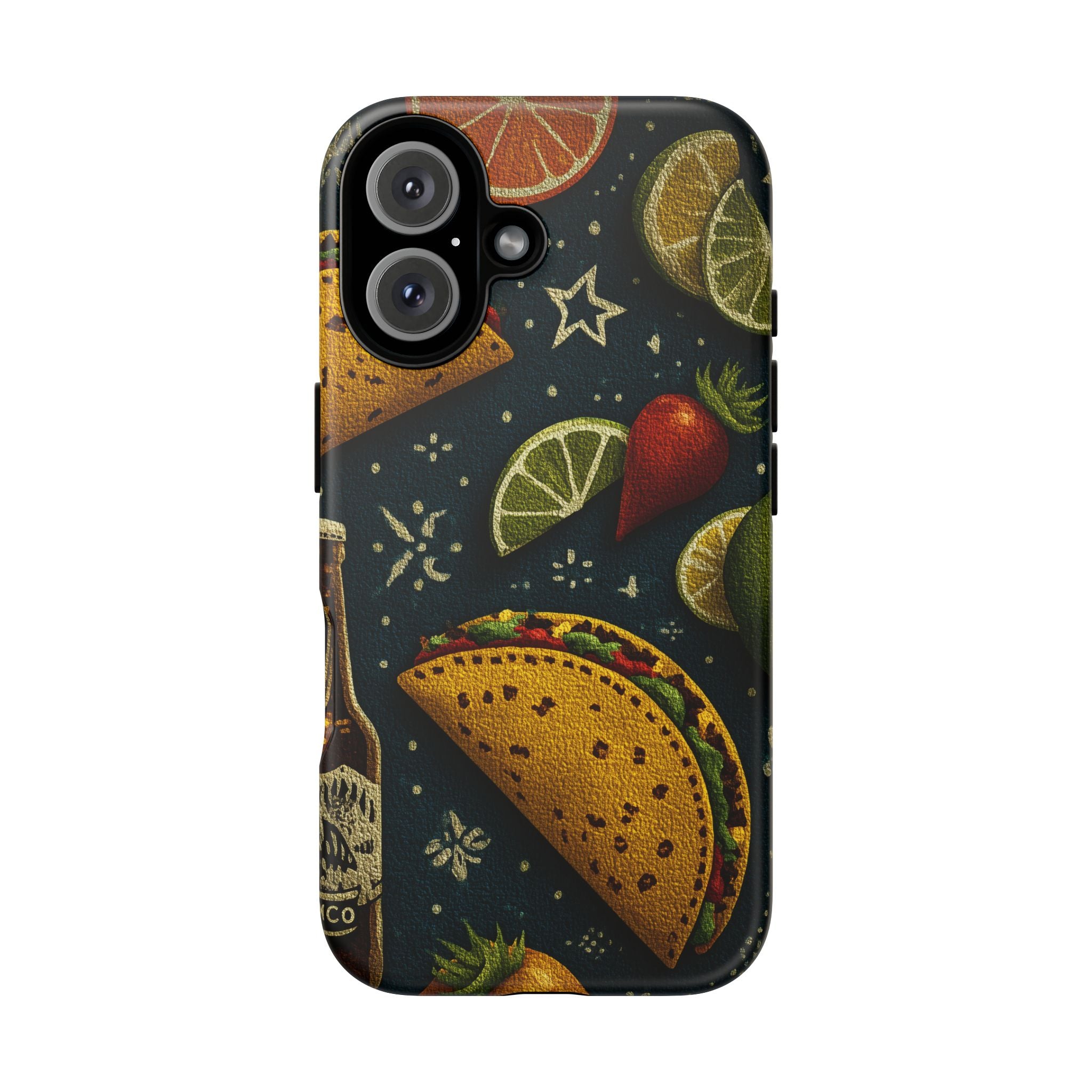Colorful Mexican Foodie Phone Case - Tough Cases Featuring Tacos, Avocados, Perfect for Food Lovers, Gift for Foodies, Fun