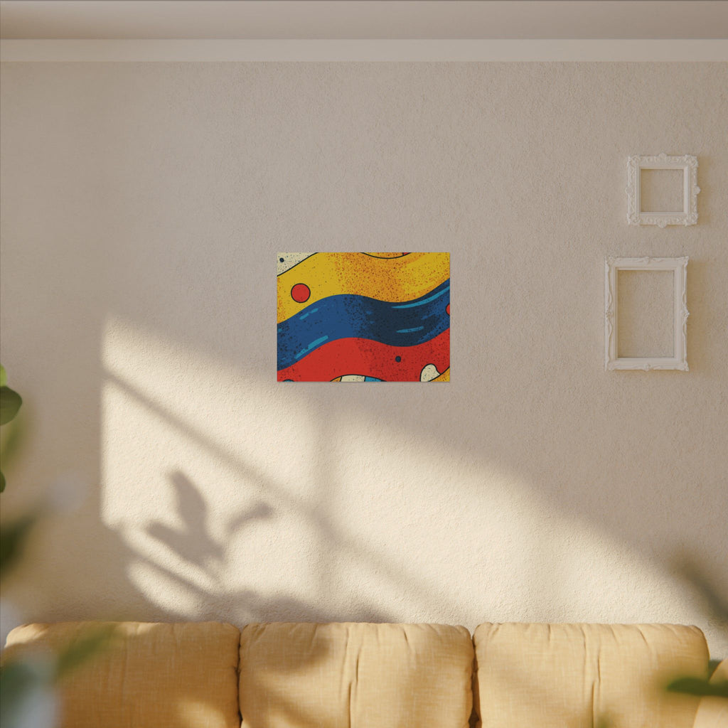 Fluid Dynamics: Retro Abstract Shapes, Mid-Century Modern Motion, Geometric Color Waves   |   Custom Orders Accepted