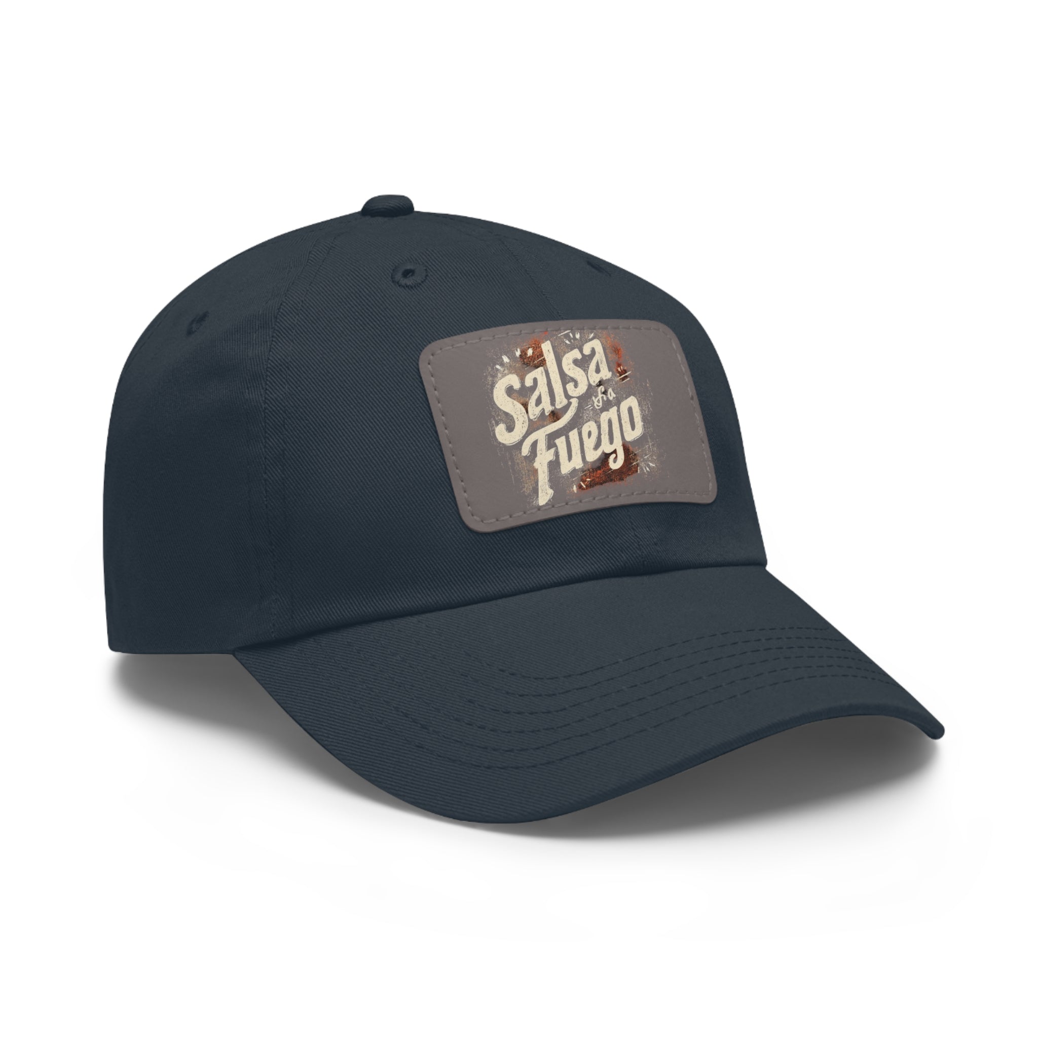 Salsa Fuego Dad Hat with Leather Patch (Rectangle)
