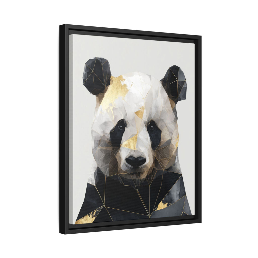 Fractal Panda: Geometric Digital Art, Low Poly Wildlife Portrait   |  Personalized & Custom Orders Available