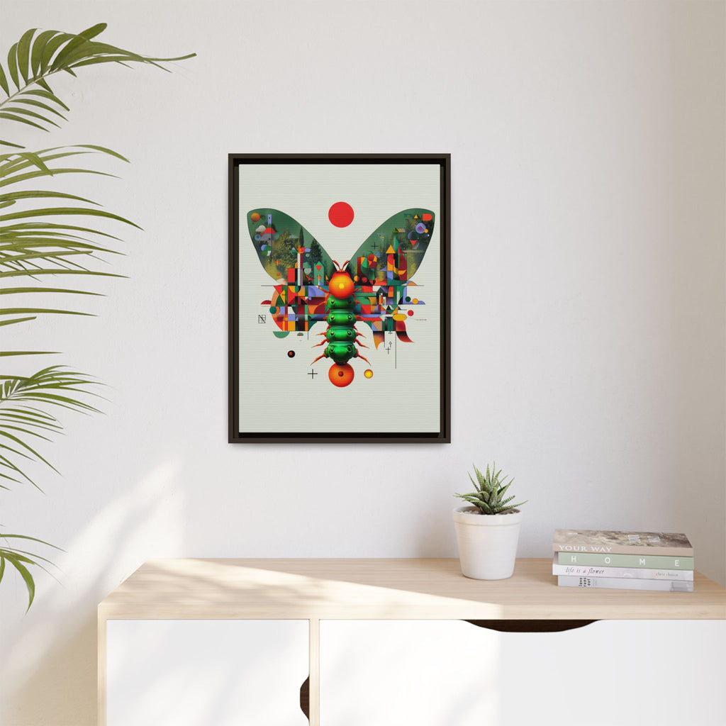 Metamorphic Geometry: Digital Butterfly Architecture, Cubist Nature Transformation   |    Custom Orders Available