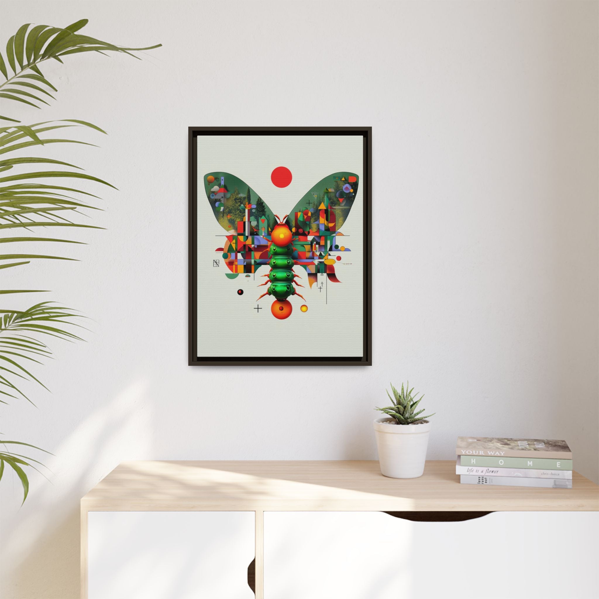 Metamorphic Geometry: Digital Butterfly Architecture, Cubist Nature Transformation   |    Custom Orders Available