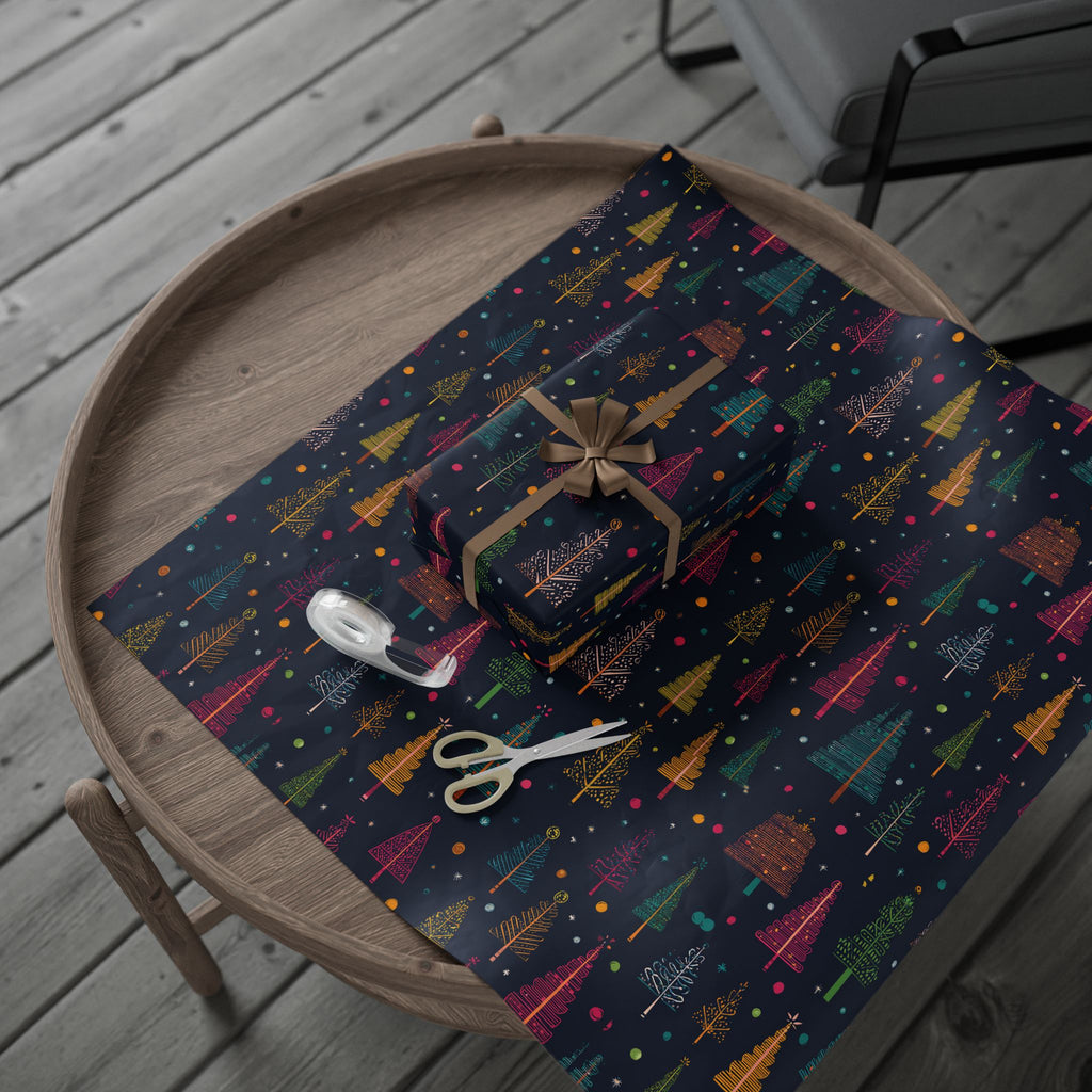 Festive Wrapping Paper - Cute Holiday Designs with Monkeys and Santa, Gift Wrapping, Christmas, Birthday, Baby Shower, Jungle Theme