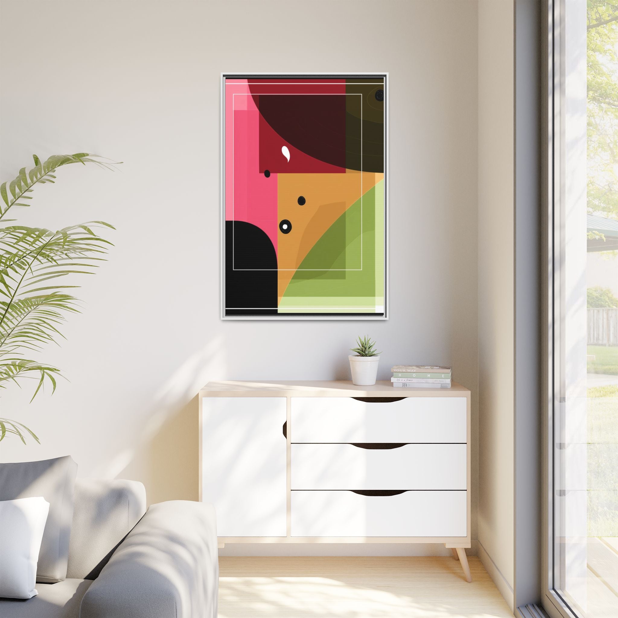 Geometric Convergence: Abstract Modernist Composition, Constructivist Color Blocking, Layered Geometric Design   |   Custom Orders Accepted