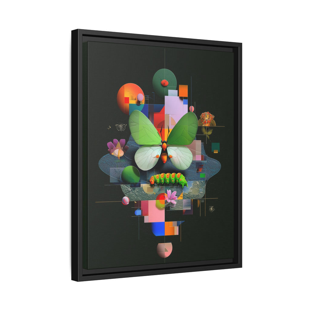 Geometric Metamorphosis: Abstract Nature Composition, Digital Cubist Butterfly Art   |    Custom Orders Available