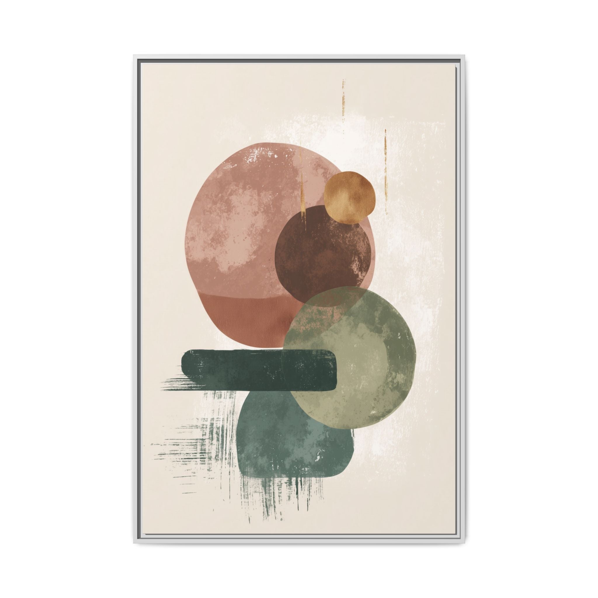 Organic Intersections: Watercolor Abstraction, Earth Tone Composition, Modern Minimalist Art   |   Custom Orders Accepted