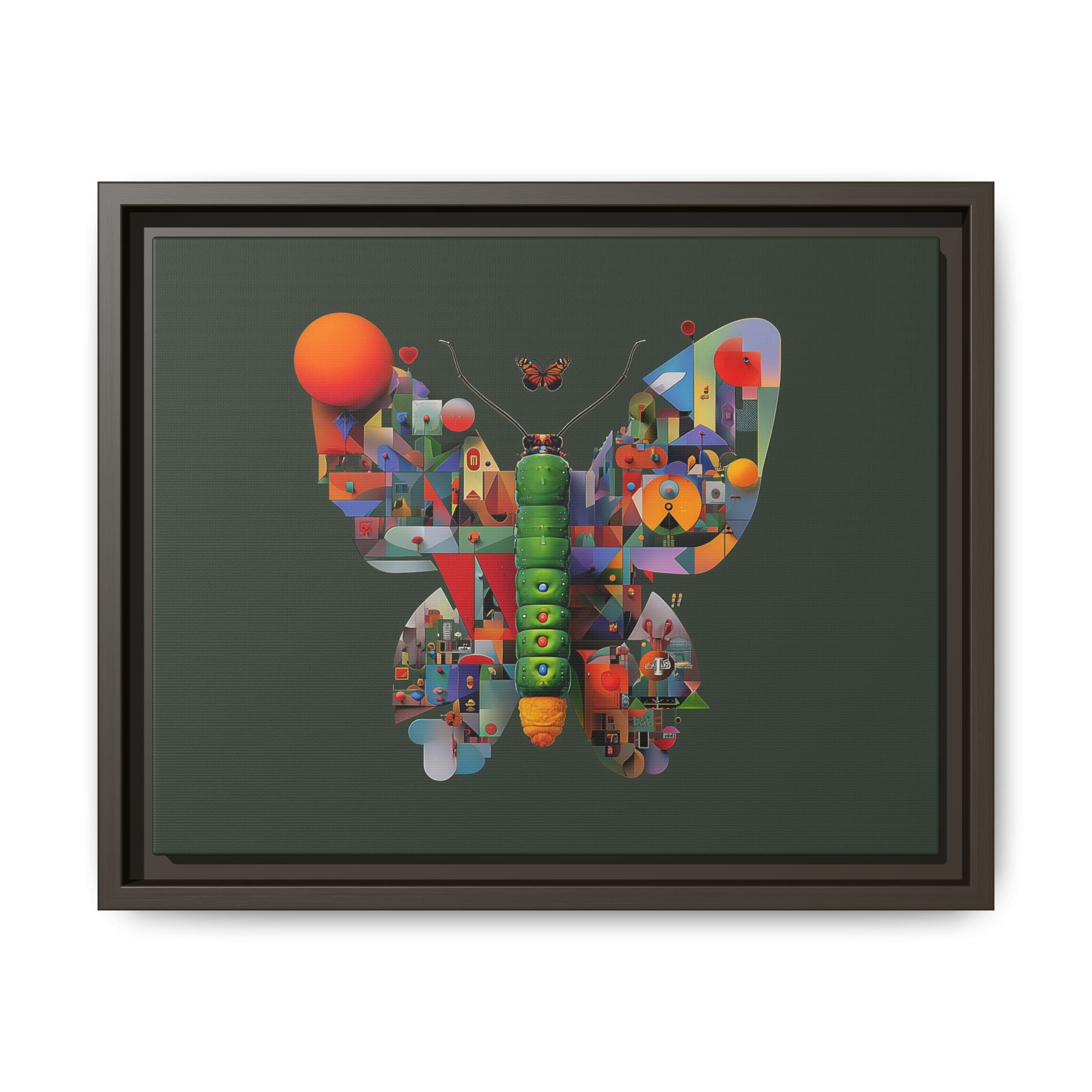 Furnie: Geometric Butterfly Mosaic, Digital Art Landscape   |    Custom Orders Available