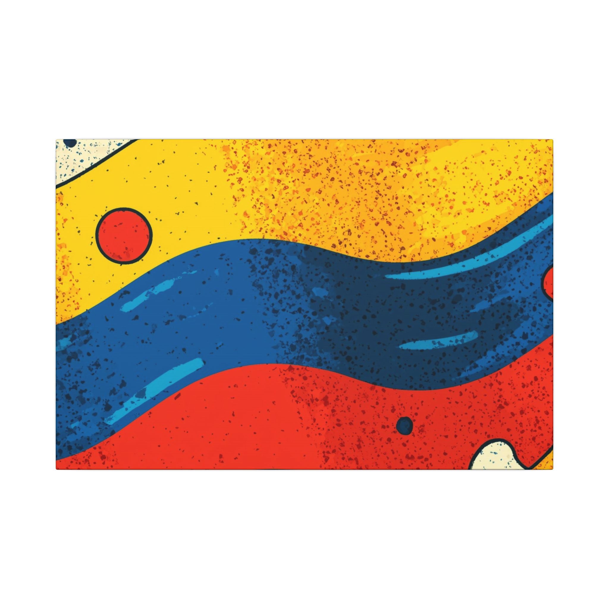 Fluid Dynamics: Retro Abstract Shapes, Mid-Century Modern Motion, Geometric Color Waves   |   Custom Orders Accepted