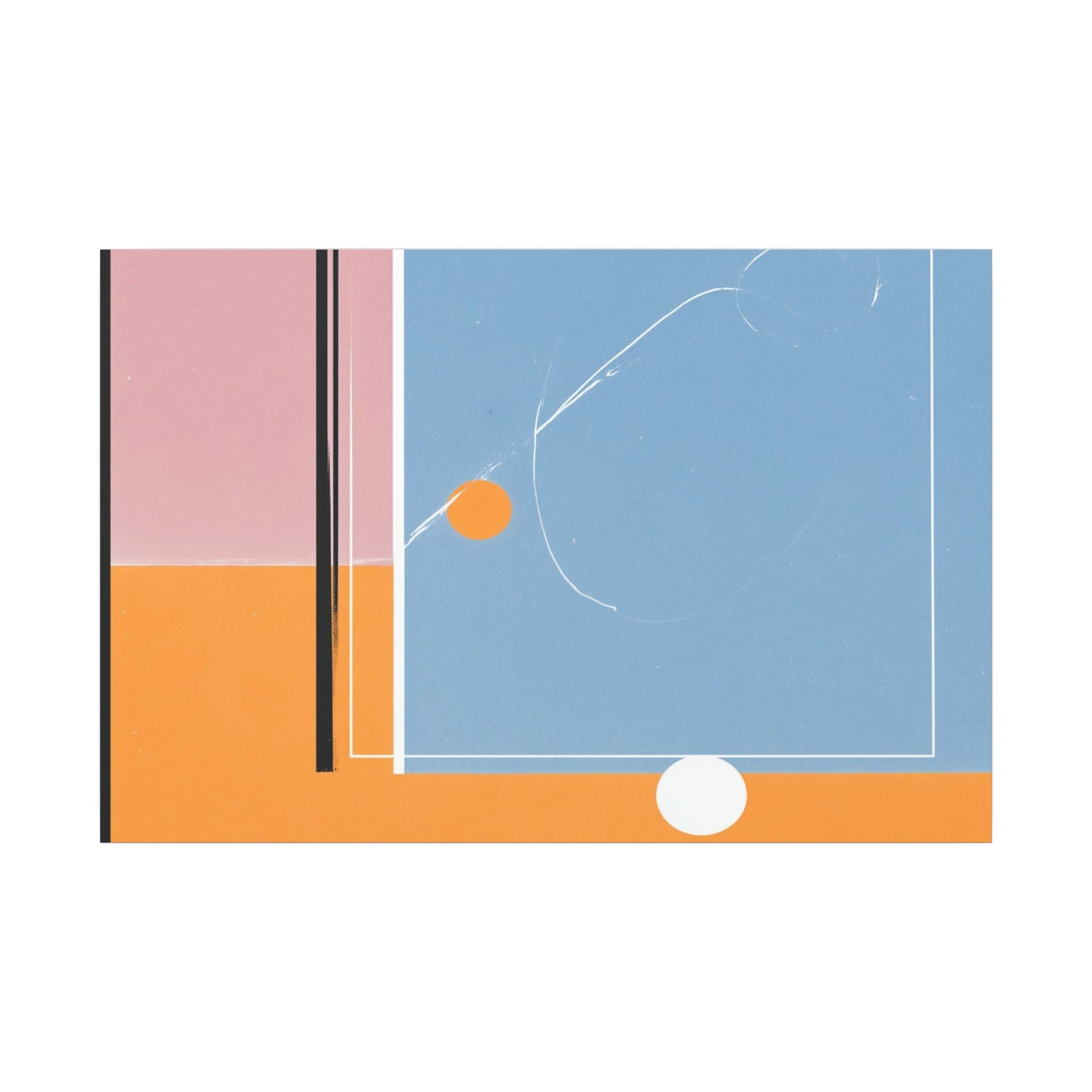 Geometric Harmony: Abstract Minimalist Composition, Modernist Color Fields, Constructivist Design Principles   |   Custom Orders Accepted