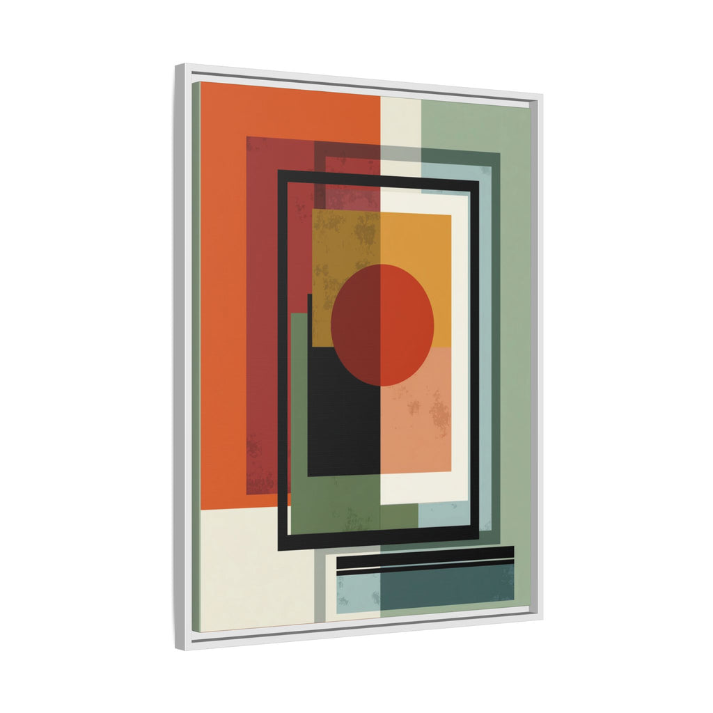 Geometric Harmonies: Mid-Century Modern Composition, Constructivist Inspiration, Abstract Rectangular Interplay   |   Custom Orders Accepted