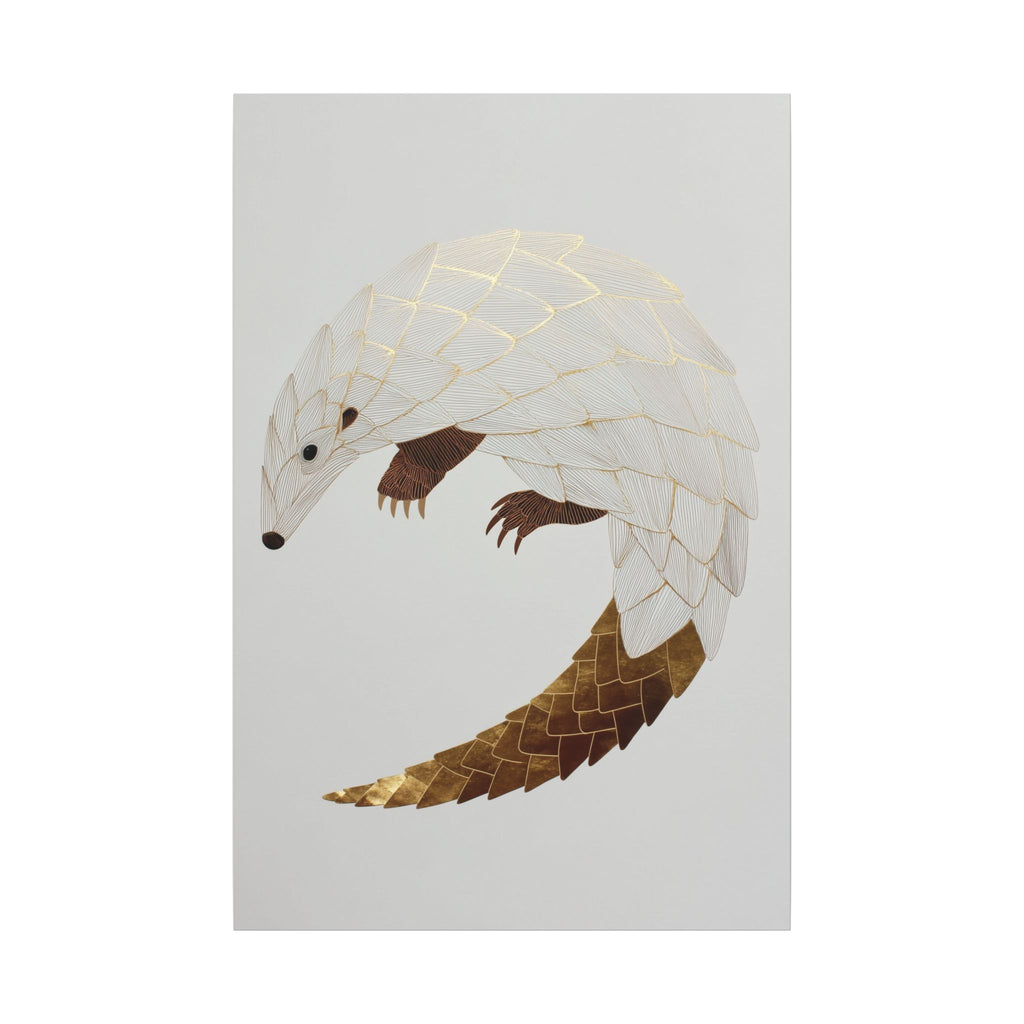 Geometric Hedgehog: Layered Minimalist Wildlife, Architectural Art Style   |    Custom Orders Available