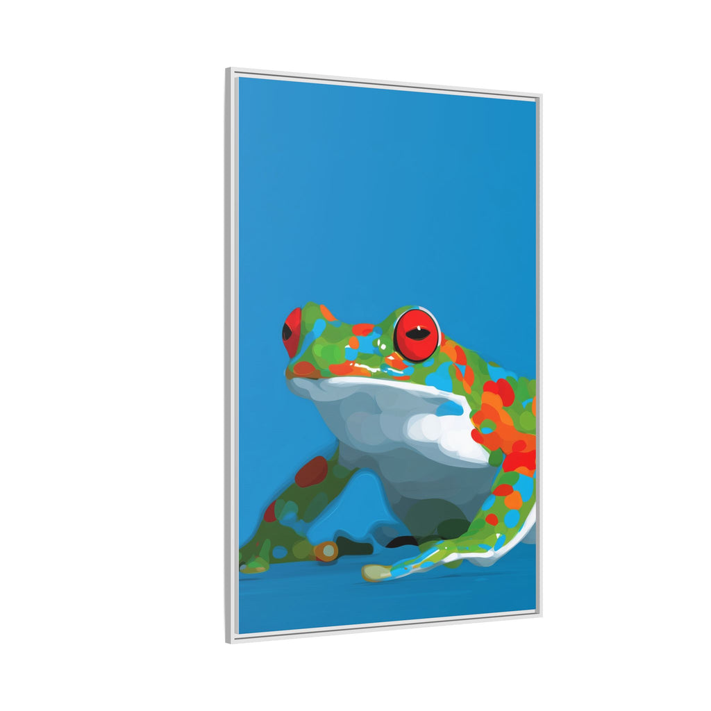 Mosaic Frog: Geometric Wildlife Art, Colorful Amphibian Print   |    Custom Orders Available