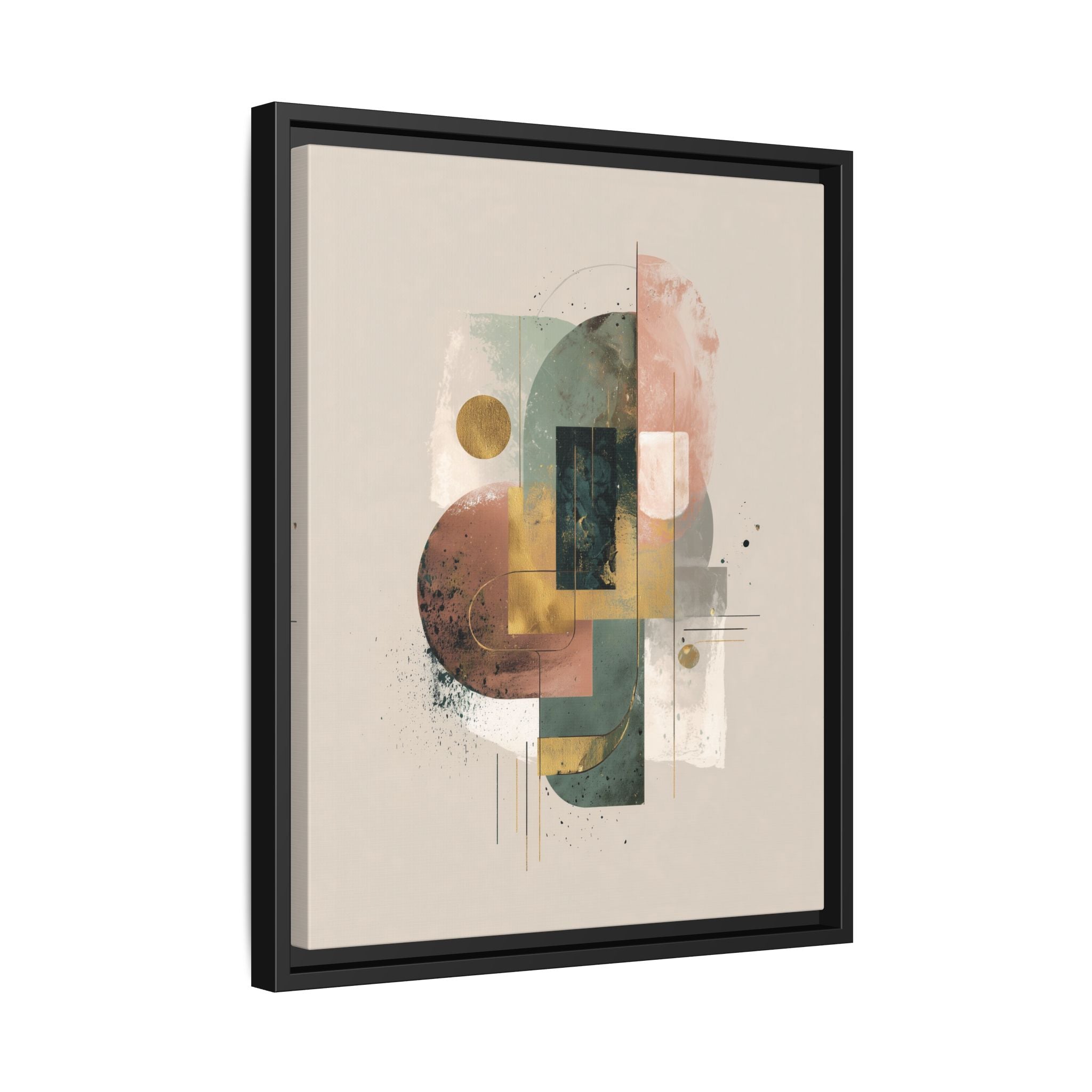 Organic Geometries: Fragmented Forms, Digital Abstract Composition, Layered Minimalist Art   |   Custom Orders Accepted