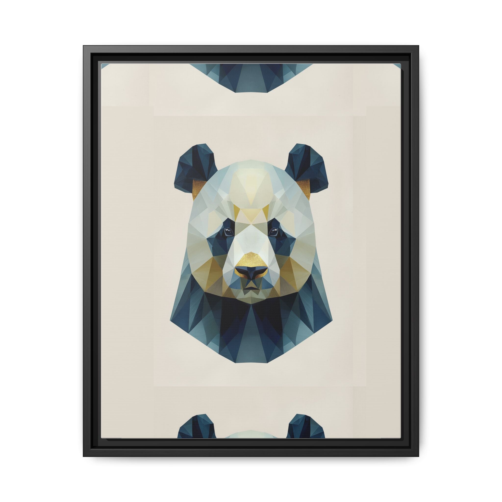 Geometric Panda Prism: Low-Poly Digital Wildlife Art, Minimalist Triangular Design   |  Personalized & Custom Orders Available