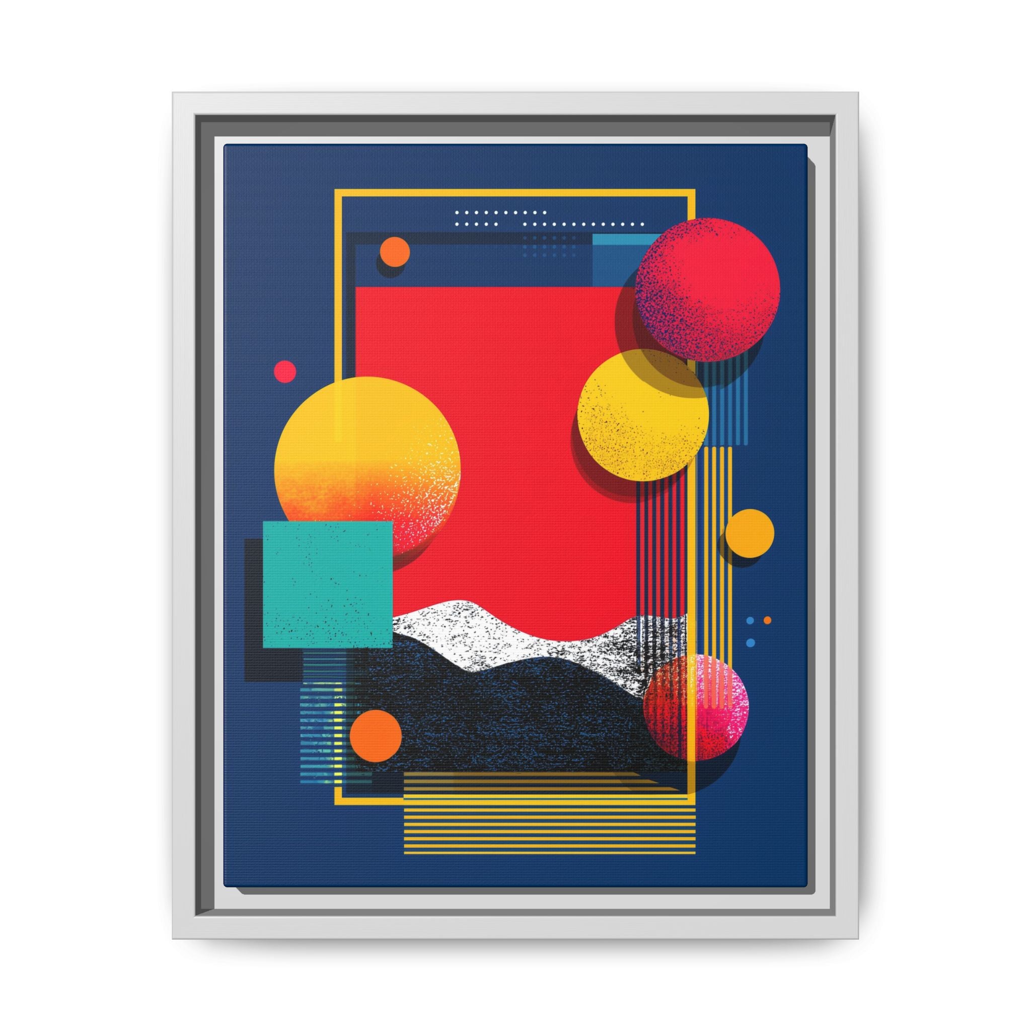 Geometric Horizons: Abstract Landscape Composition, Modernist Digital Art, Colorful Geometric Design   |   Custom Orders Accepted