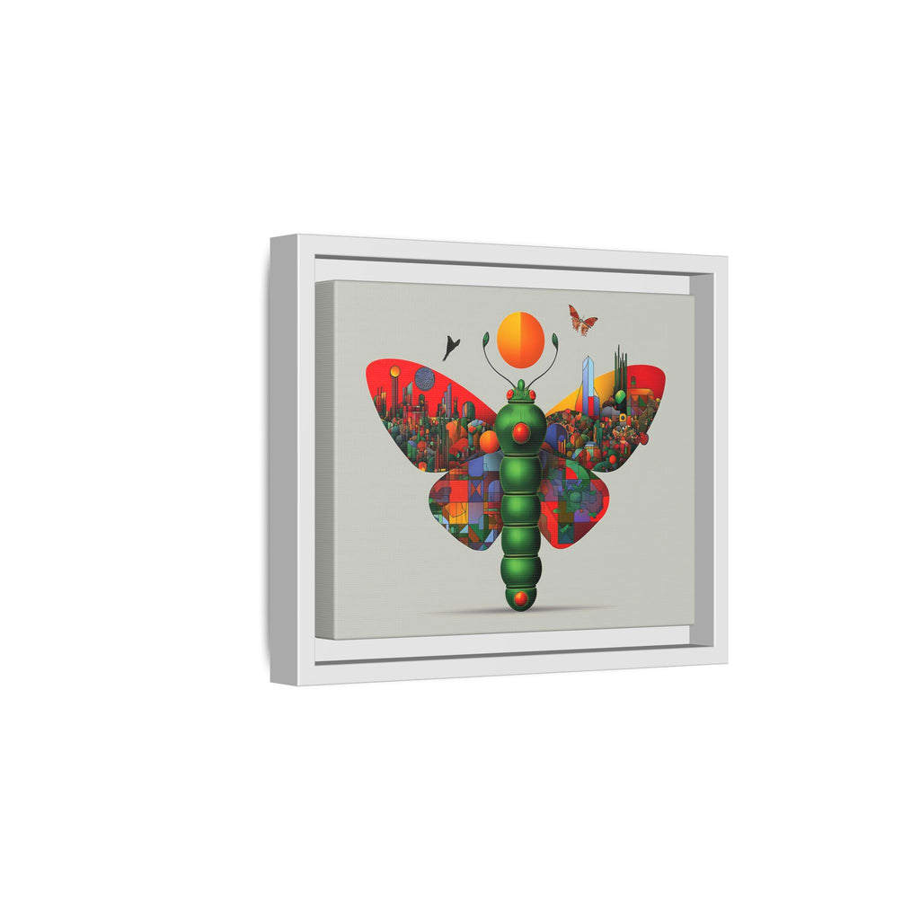 Urban Metamorphosis: Geometric Butterfly Cityscape, Cubist Digital Illustration   |    Custom Orders Available