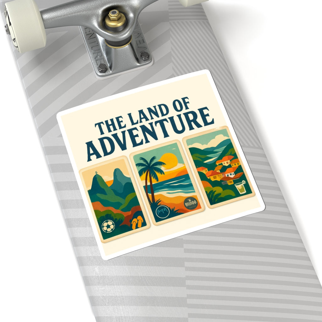 Adventure Kiss-Cut Stickers Rio De Janeiro Brazil
